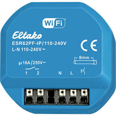 Eltako Stromstoßschalter Stromstoß-Schalter Unterputz Eltako ESR62PF-IP/110-240V 1 Schließer 24, (ESR62PF-IP/110-240V)