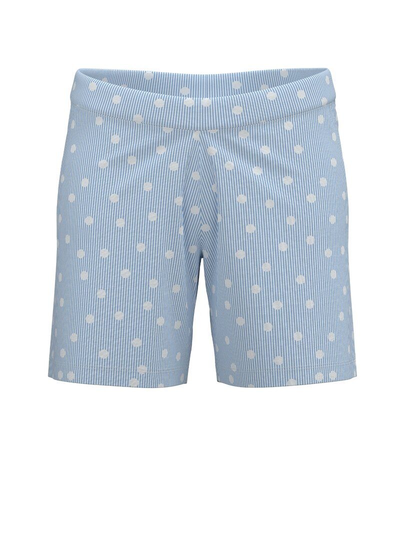 Trigema Bermudas TRIGEMA Shorts mit Allover "Punkt" Muster (1-tlg)