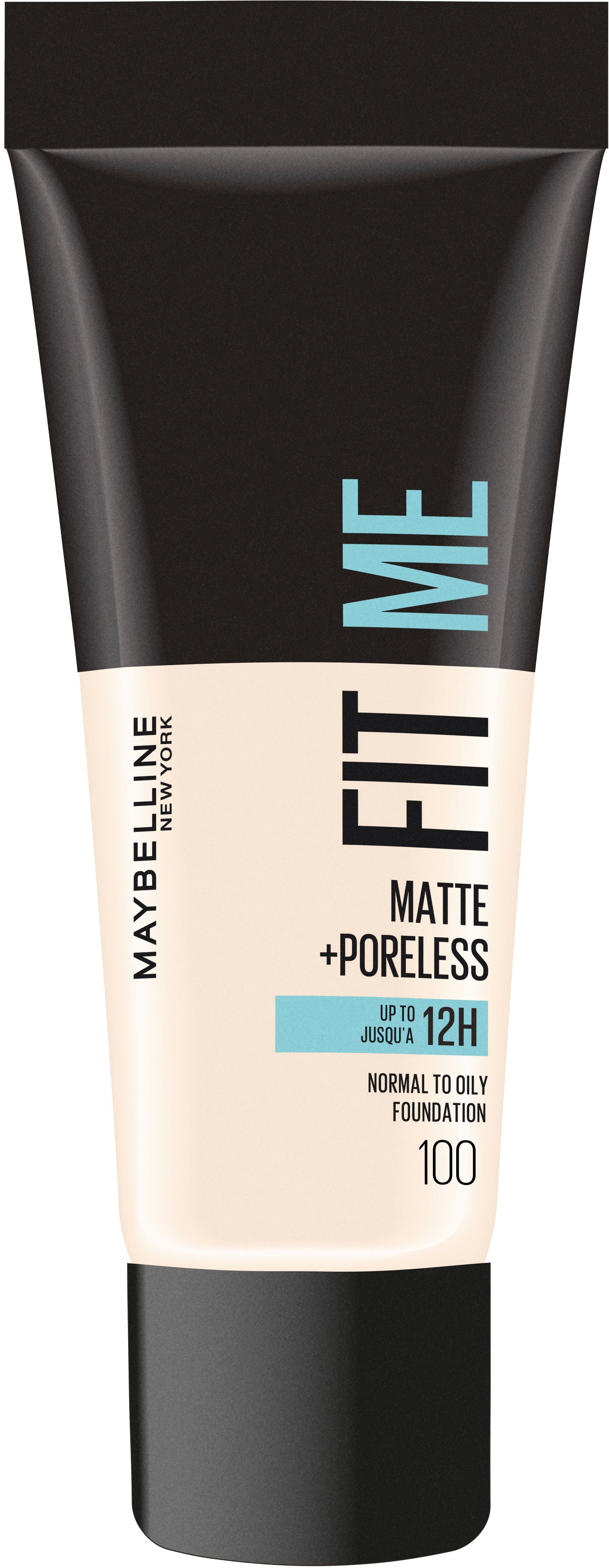 MAYBELLINE NEW YORK Foundation + Poreless York Me! Maybelline Fit Make-Up New Matte