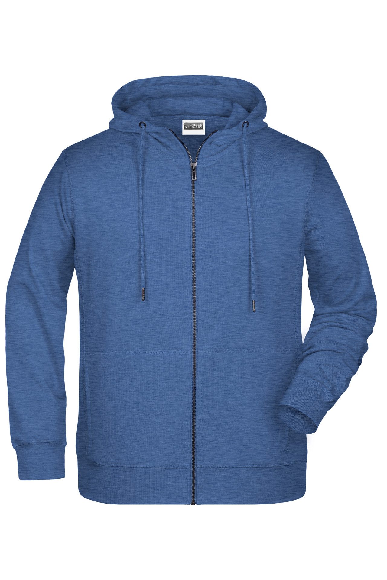 James & Nicholson Kapuzensweatjacke Sportliche Herren Sweatjacke aus Bio-Baumwolle 8026 Hochwertige French-Terry Qualität
