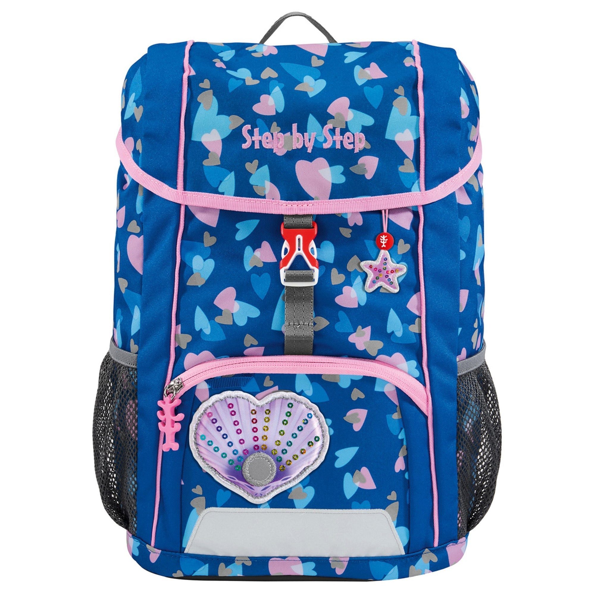 Step by Step Schulrucksack KID Reflect - Rucksack-Set 3tlg. 35 cm (Seashell Pearl)
