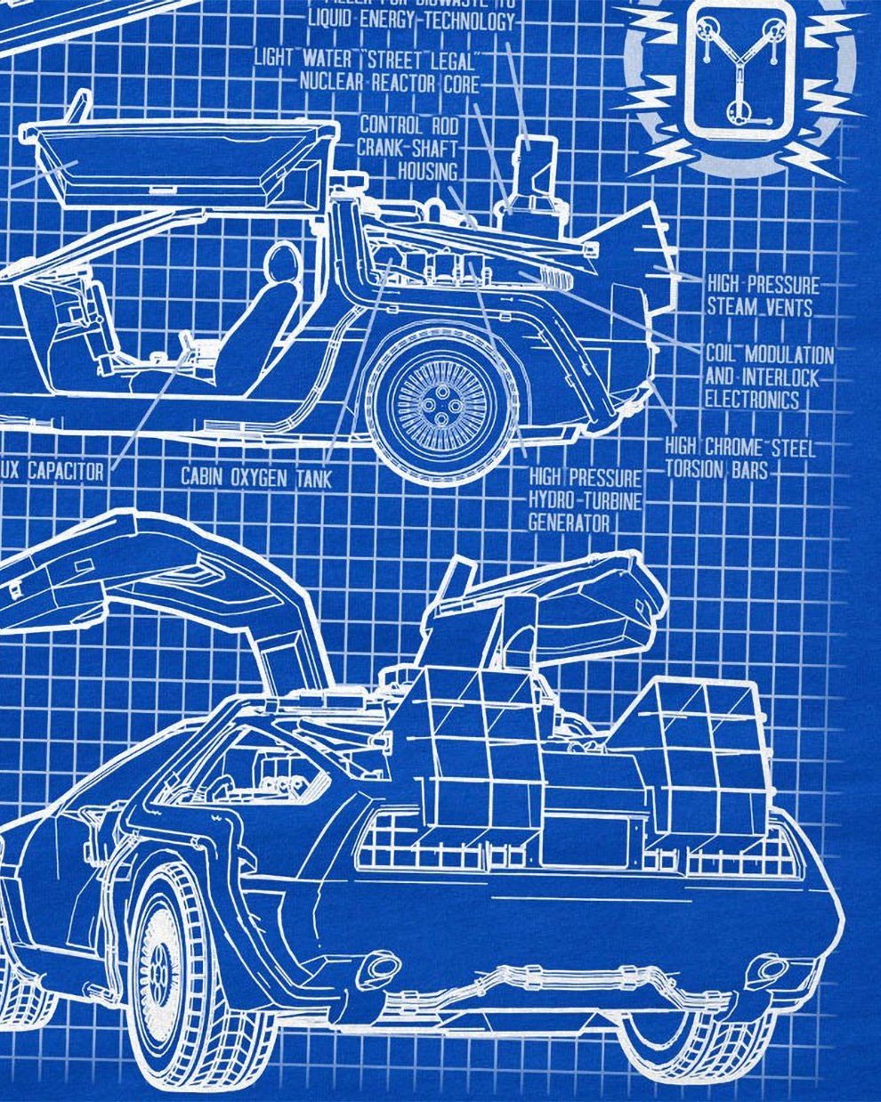 style3 T-Shirt Delorean DMC-12 zurück in die zukunft back to the future mar günstig online kaufen