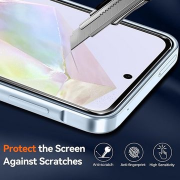 SmartUP Smartphone-Hülle Hülle + 2X Schutzglas für Samsung Galaxy A35 5G Panzerfolie Case 9H, Rundumschutz, Displayschutz