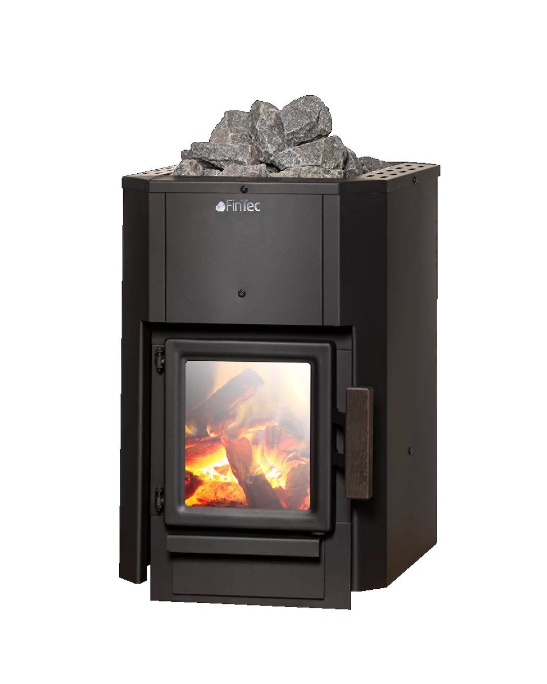 FinTec Saunaofen FinTec NORI Holz-Saunaofen 6,8 kW, 6.8 kW, Manuelle Steuerung, Holzbefeuerung; Gleichmäßige Wärmeverteilung; Aufgussbetrieb