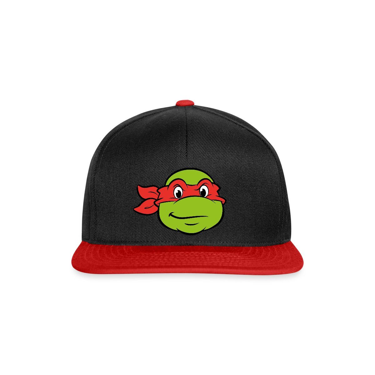 Spreadshirt Snapback Cap Teenage Mutant Ninja Turtles Raphael Kostüm Snapback Cap (1-St)