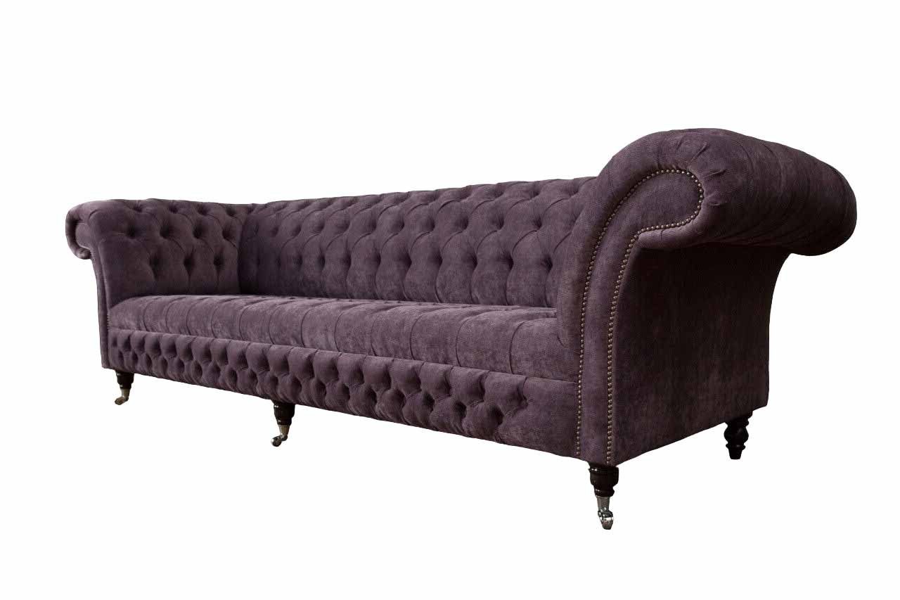 JVmoebel Chesterfield-Sofa, Sofa Klassisch Sofas 4 Design Chesterfield Sitzer Wohnzimmer