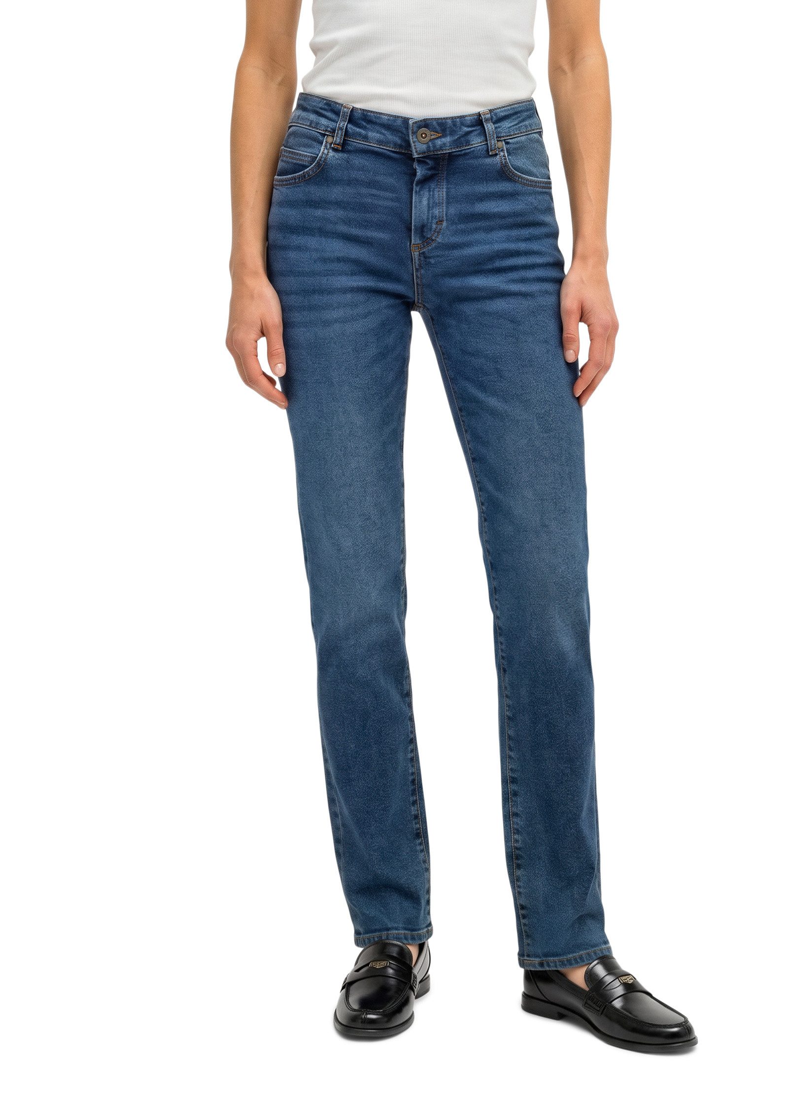 Marc O'Polo Regular-fit-Jeans aus Bio-Baumwolle-Mix