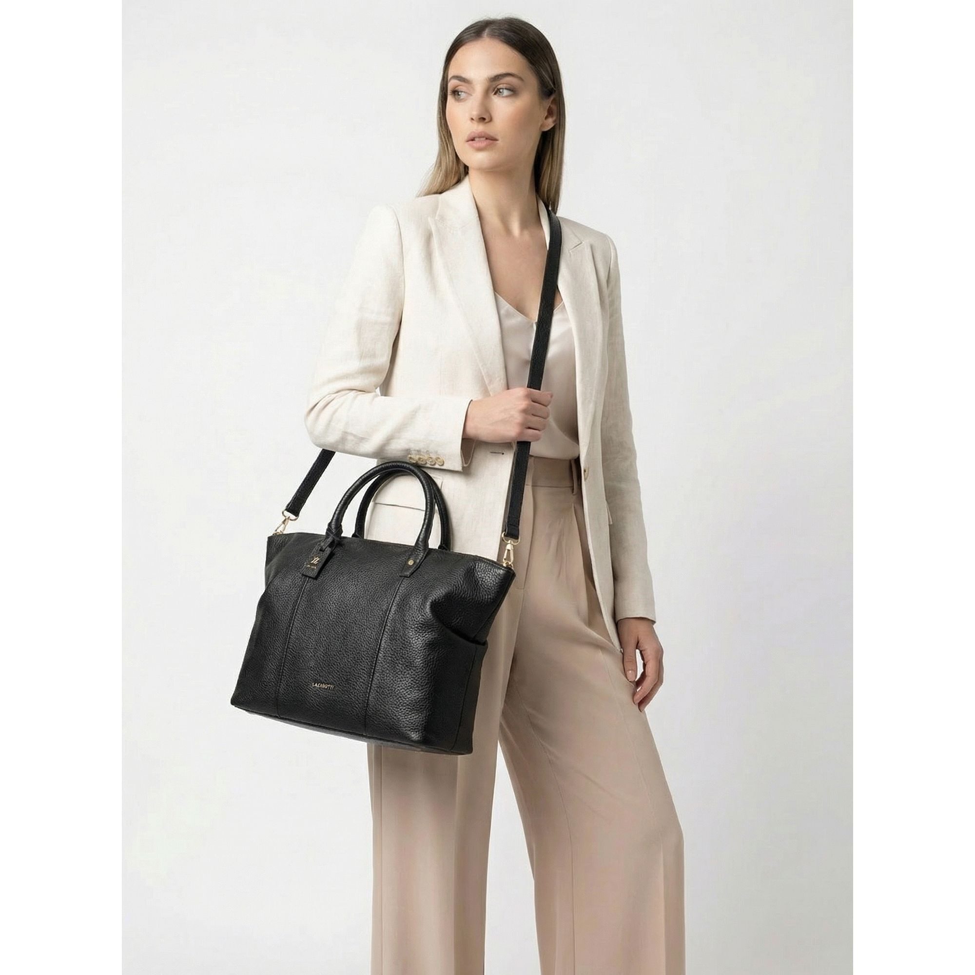 Lazarotti Shopper Bologna Leather, Leder