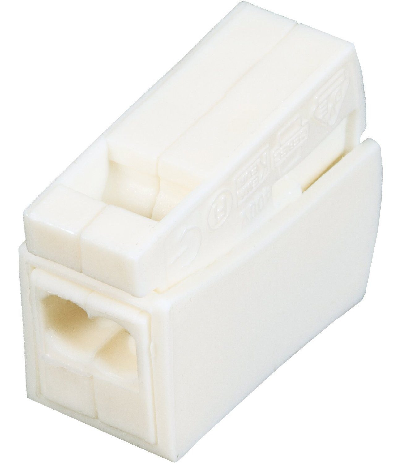 Verbindungsklemme Leuchtenklemmen 2 x 2,5 mm², weiß