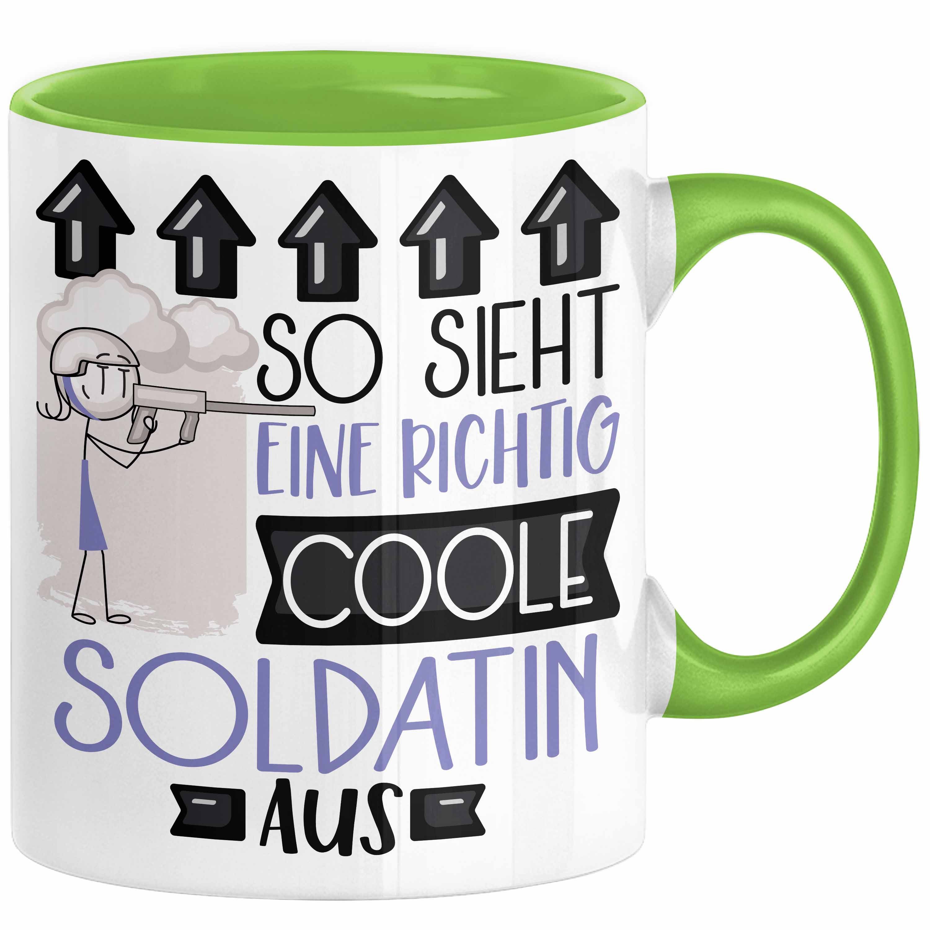 Tasse Soldatin Geschenk Tasse Geschenkidee für Soldatin Geburtstag Weihnacht