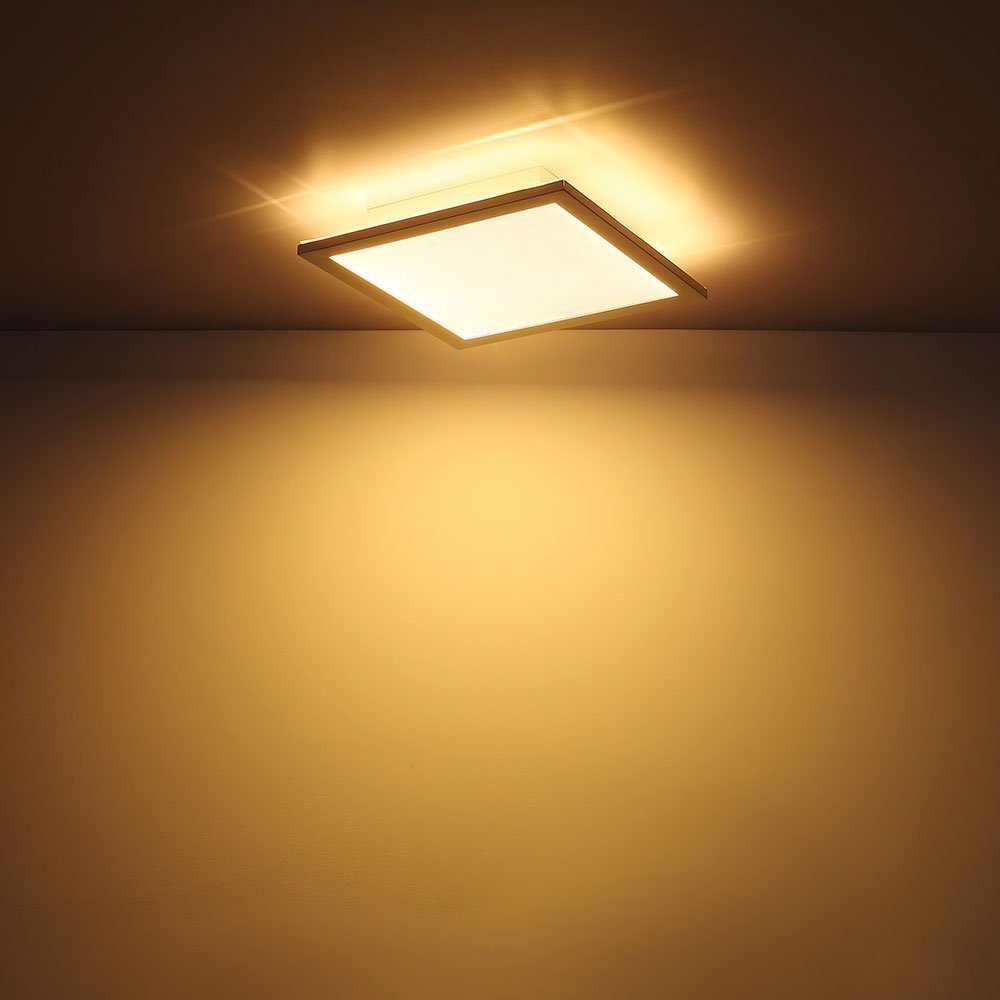 LED etc-shop LED-Leuchtmittel Panel Deckenlampe LED LED Wohnzimmerleuchte fest Warmweiß, Deckenleuchte Deckenleuchte, verbaut,