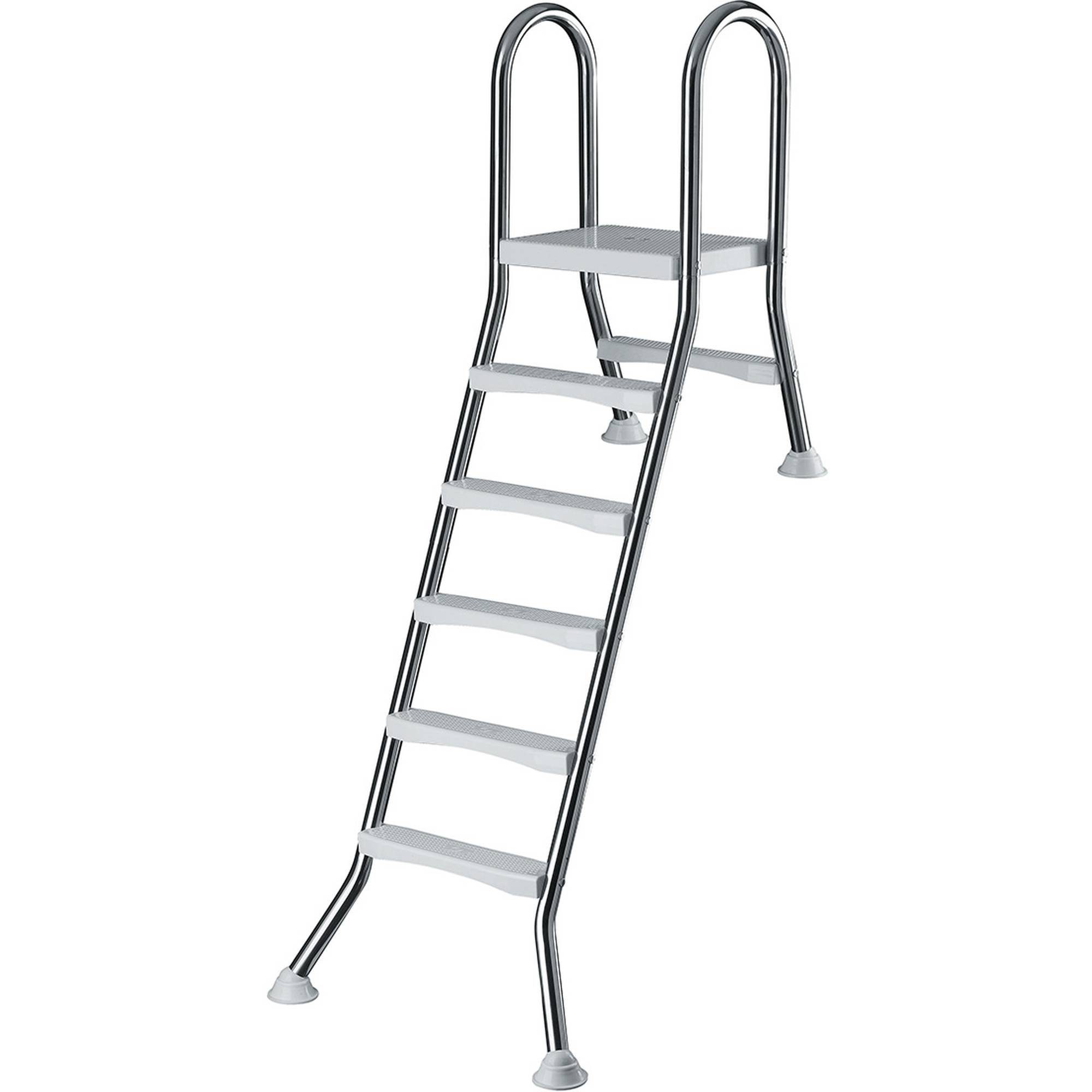 Poolleiter Poolleiter Edelstahl für Halbhochbecken mit 150 cm
