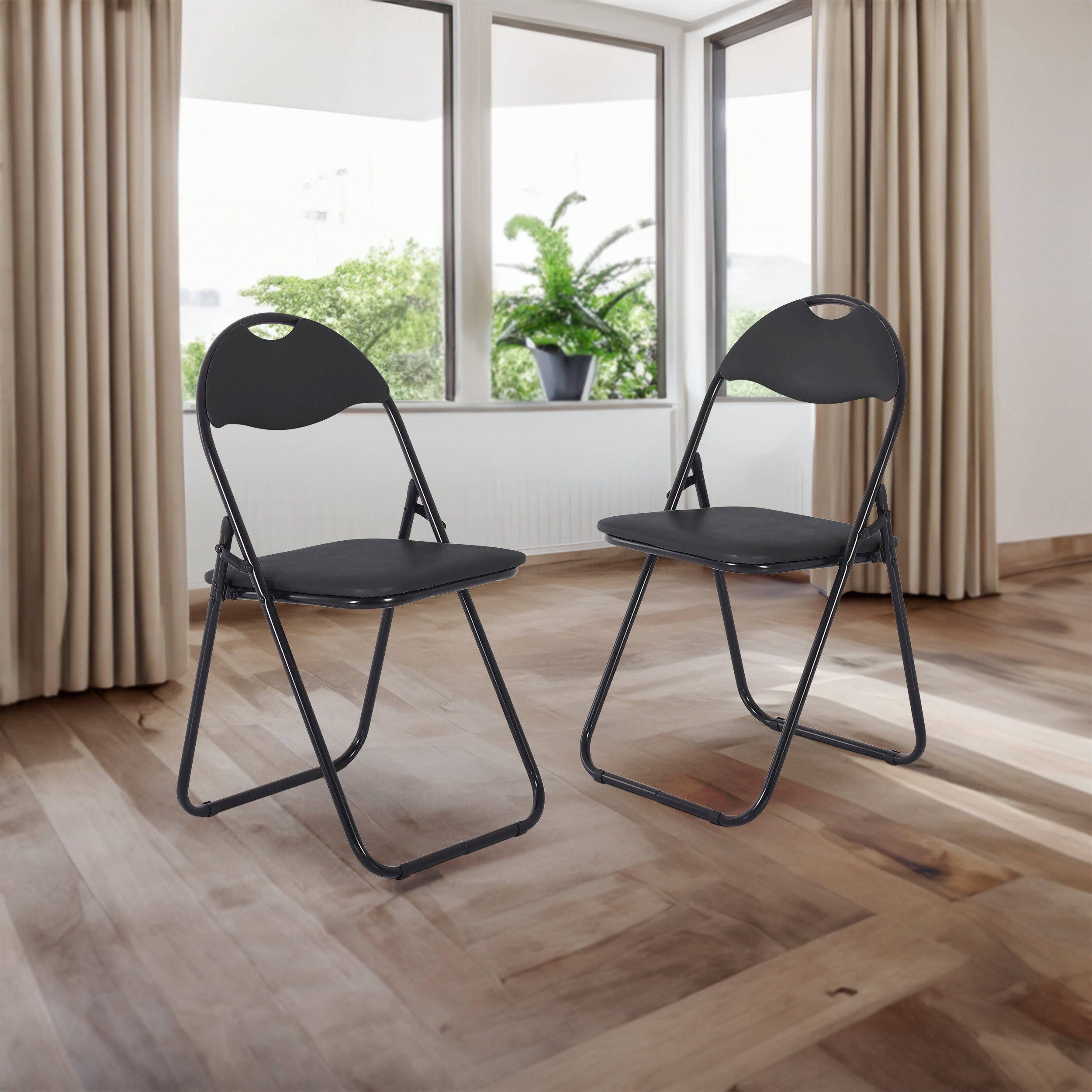 Raburg Klappstuhl Gästestuhl-Set zum Klappen, gepolstert, Metallgestell, Pa günstig online kaufen