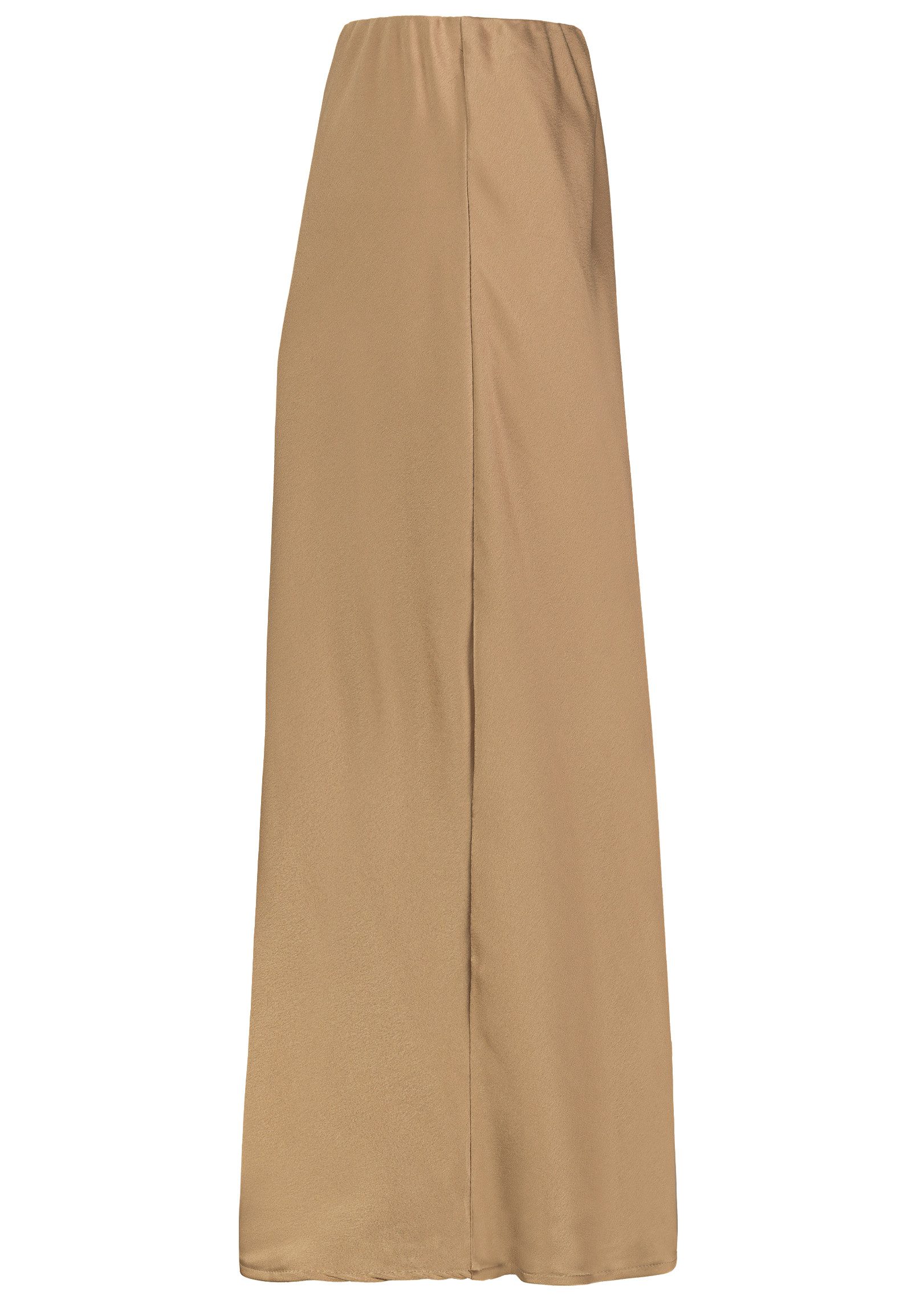 SUBLEVEL Sommerrock Elegantes Design mit weichem Fall Midi Satin Skirt günstig online kaufen