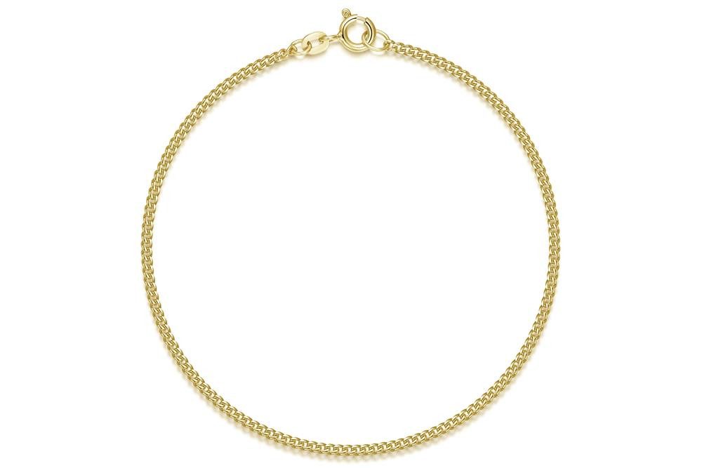Silberkettenstore Goldarmband Panzerkette Armband 1,7mm - echt 585 Gold, Lä günstig online kaufen