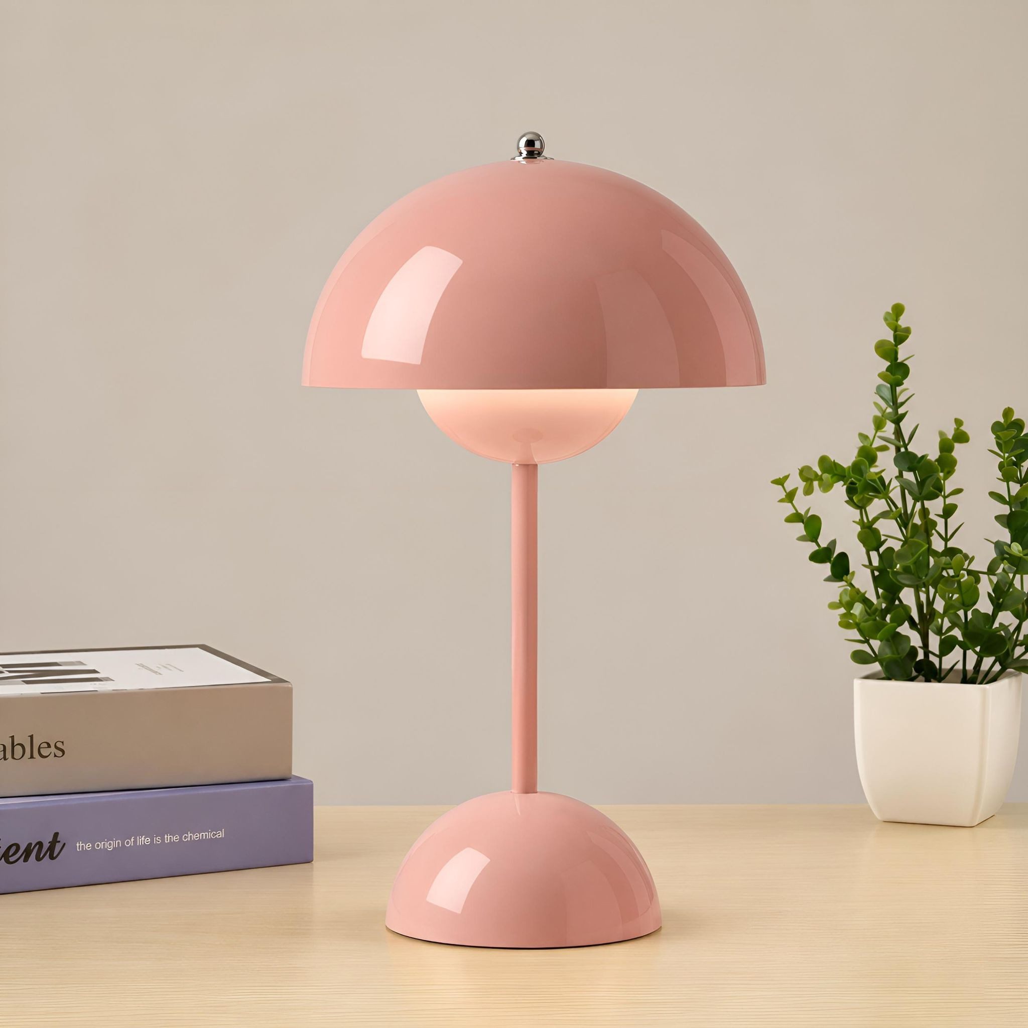 FELIXLEO Außen-Tischleuchte Kabellose Nachttischlampe, LED, Touch-Dimmer, 3 Lichtfarben