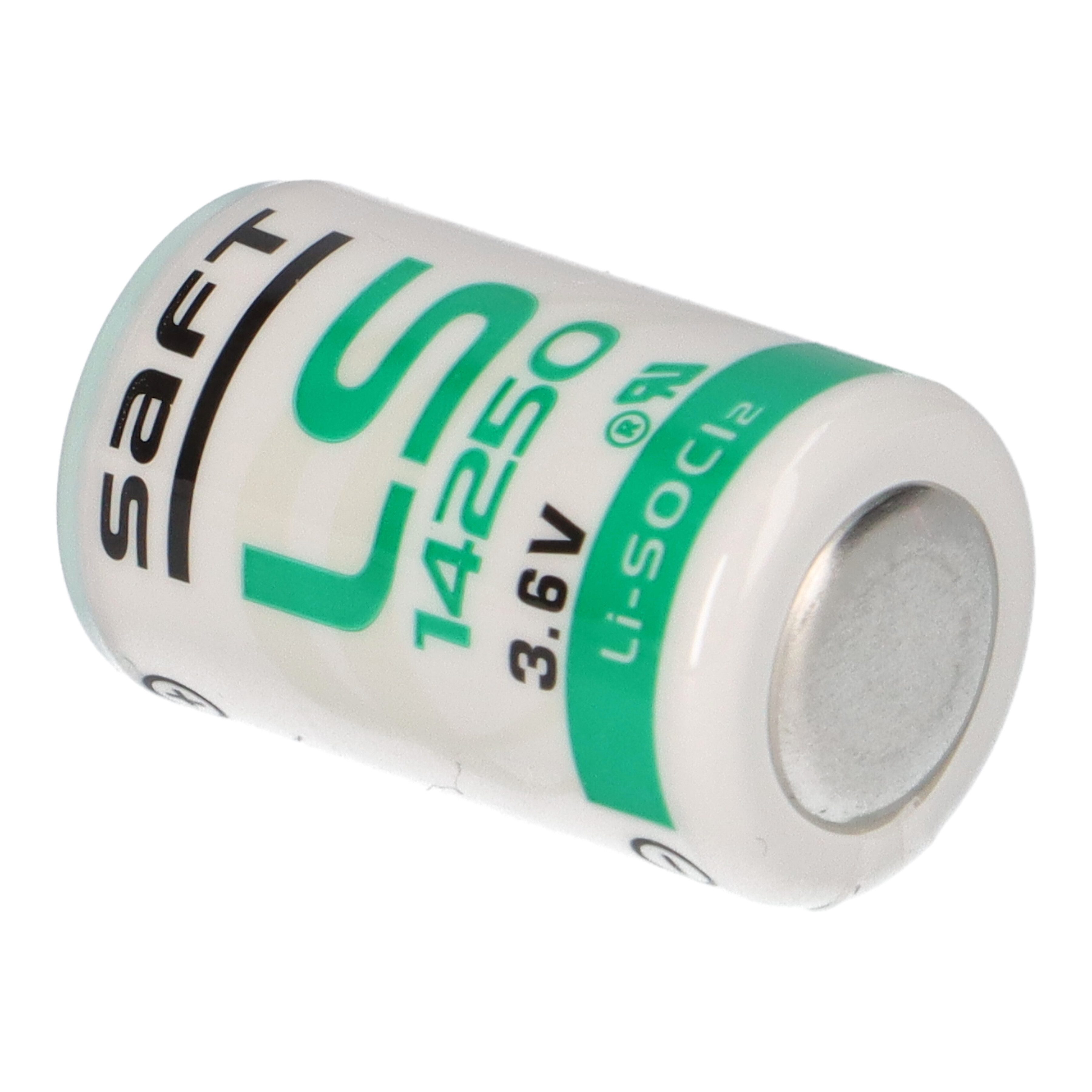 Saft 2x Saft Lithium 3,6V Batterie LS 14250 - 1/2 AA - LS14250 Li-SOCl2 Batterie