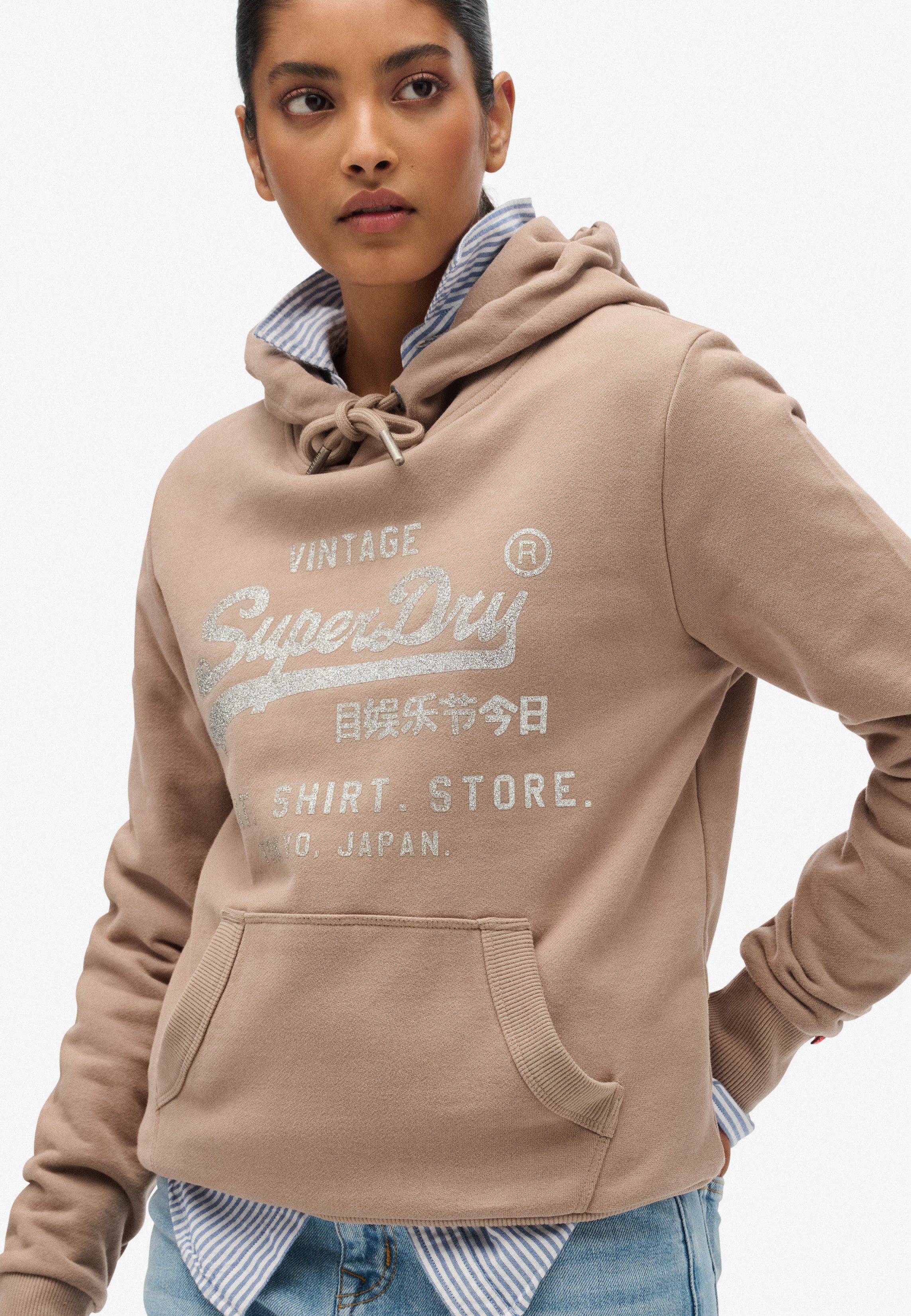Superdry Kapuzensweatshirt EMBELLISHED VL RELAXED HOOD günstig online kaufen