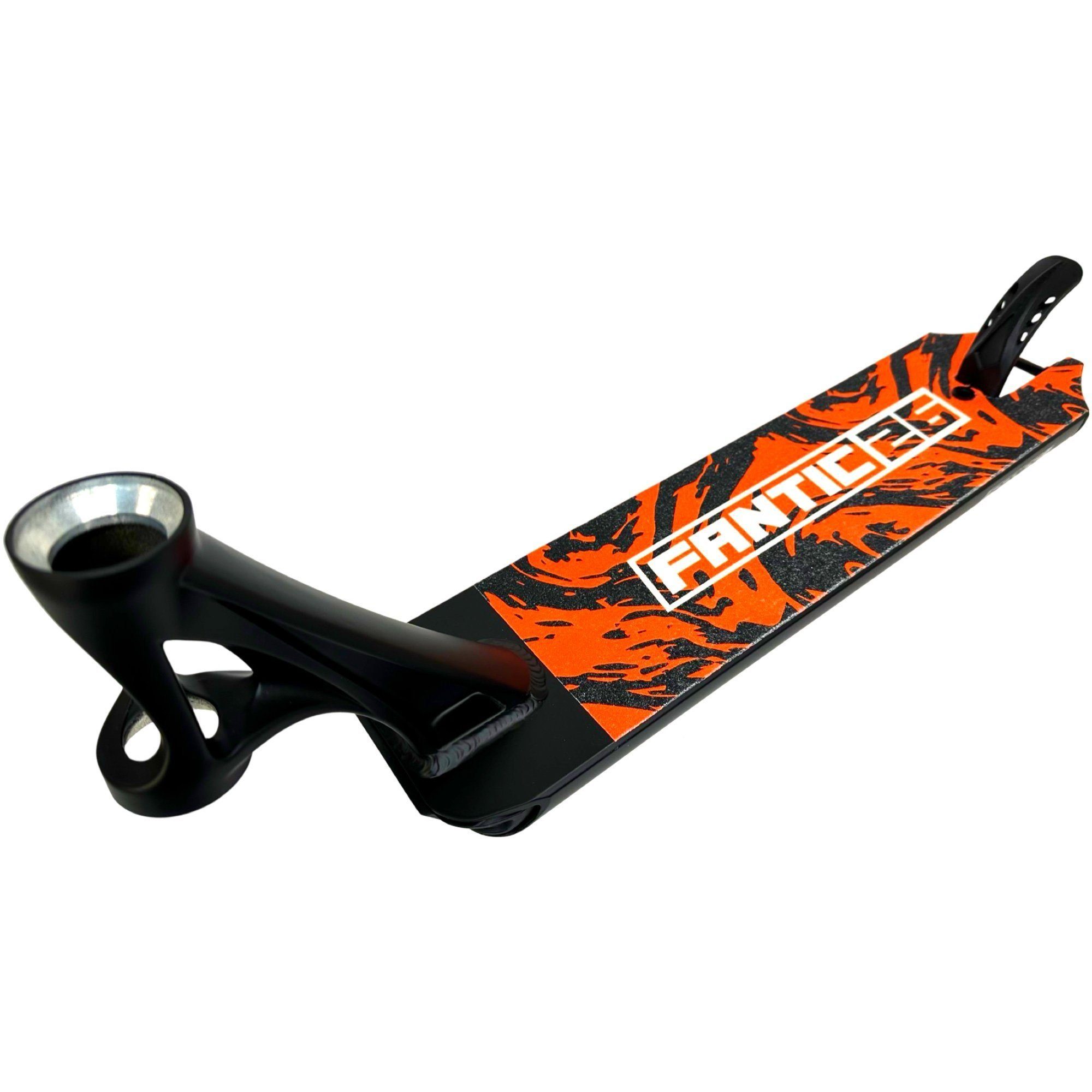 Fantic26 Stuntscooter Fantic26 Stunt-Scooter Griptape 58,5cm x 15,5cm Schwarz/Orange Swirl