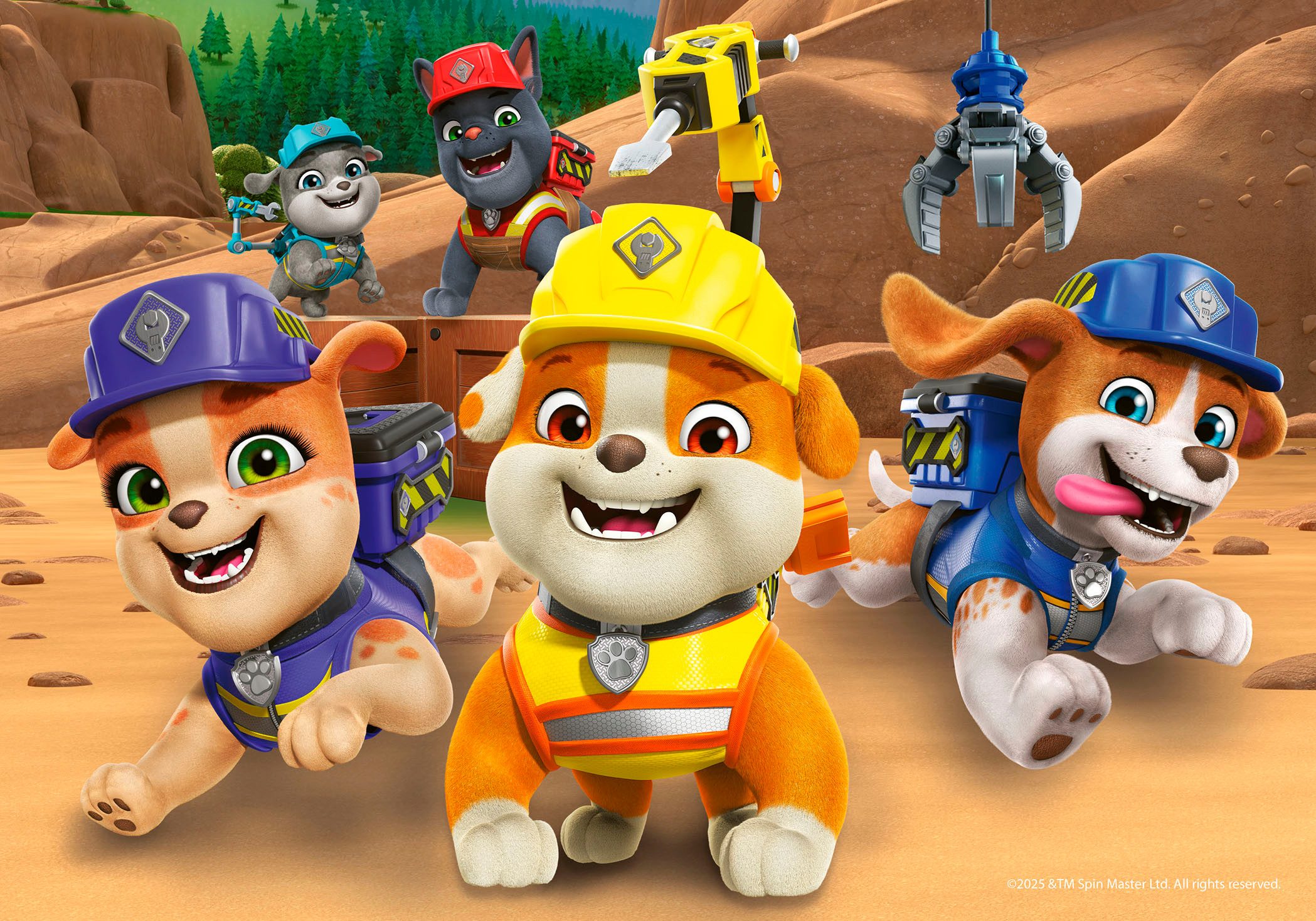 Ravensburger Puzzle Paw Patrol, Bulldoge Rubble und sein Team, 24 Puzzleteile, Made in Europe