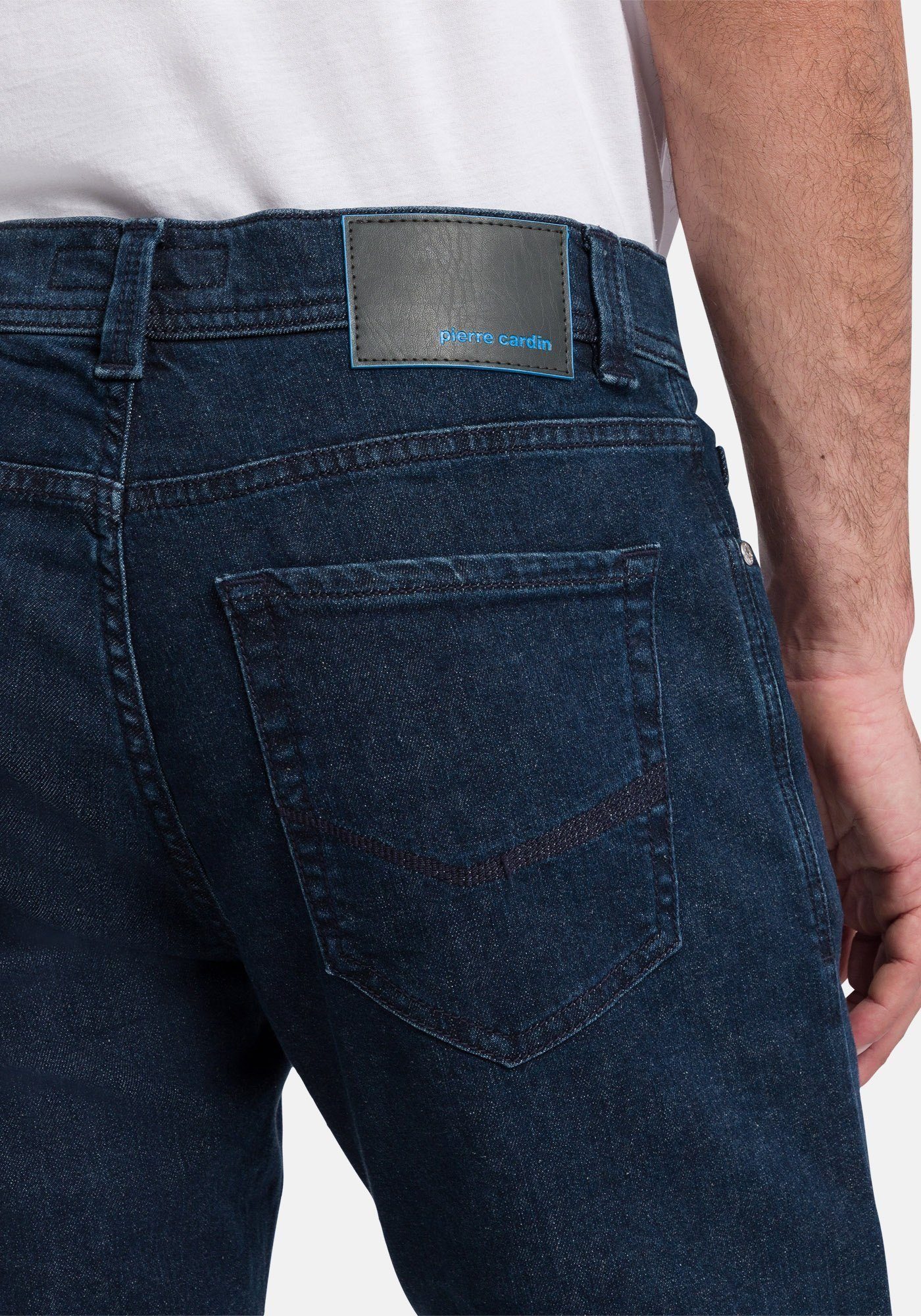 5-Pocket-Jeans Lyon Stonewash Blue Cardin Pierre Futureflex Tapered