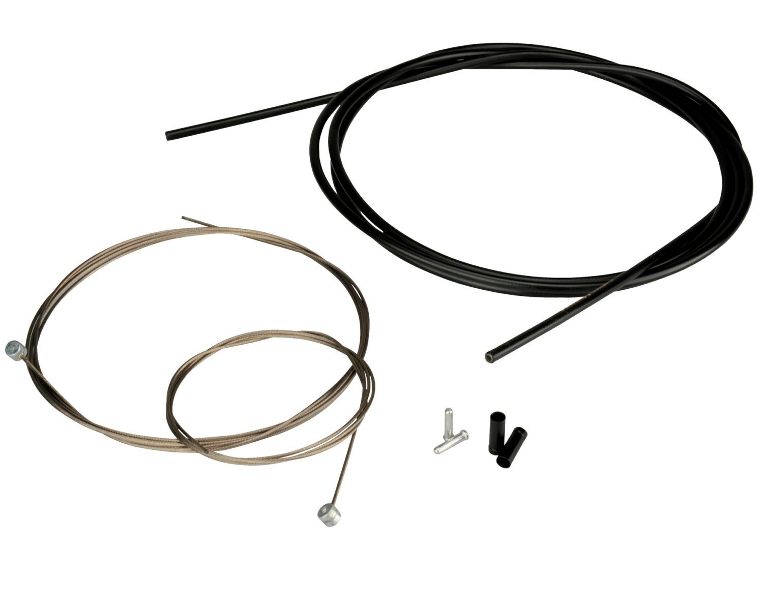 Shimano Felgenbremse Fahrrad Bremszug-Set Y80098022, Bremskabel-Set Züge Hüllen Komplett MTB