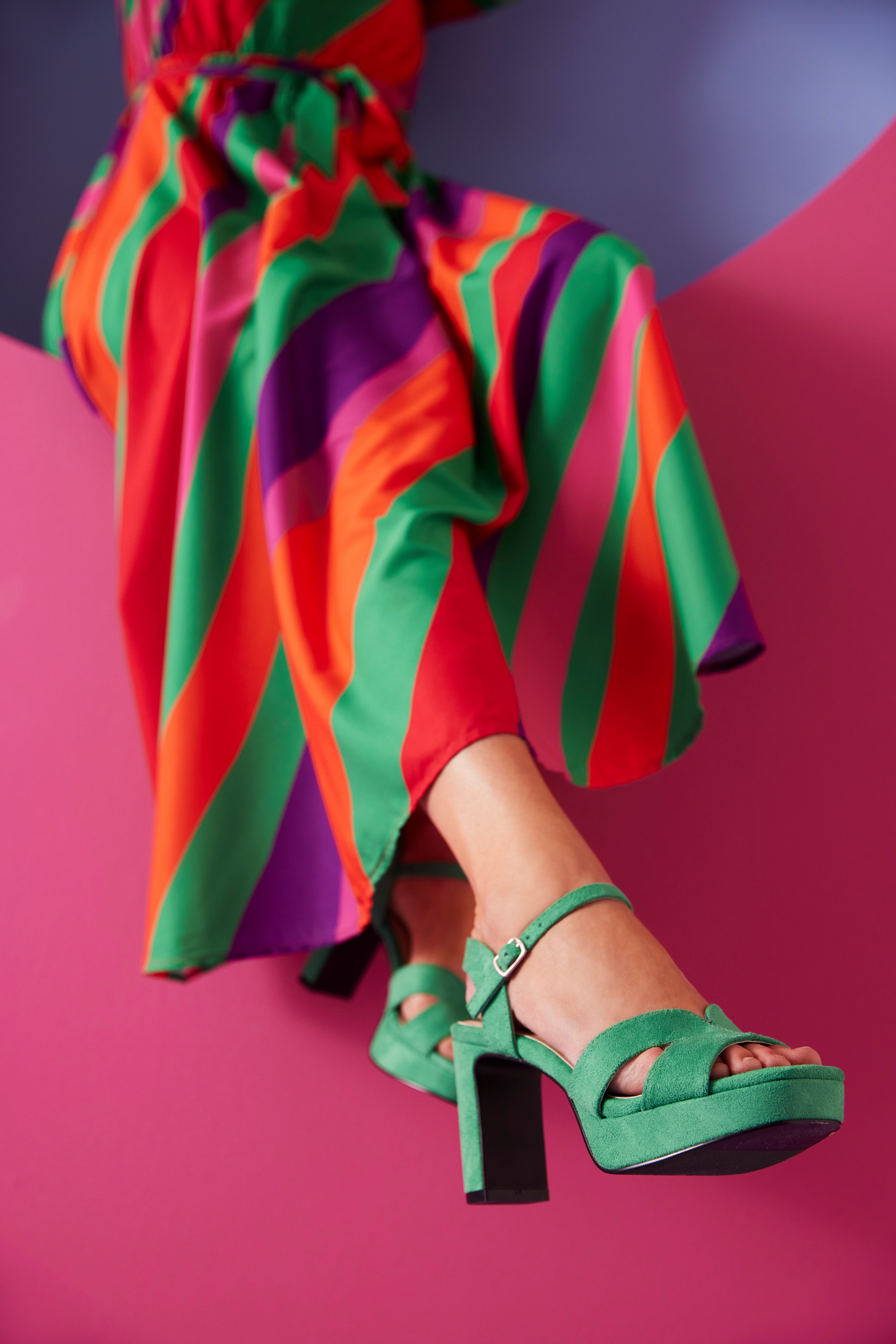 Aniston SHOES High-Heel-Sandalette Sommerschuh, Abendsandale, Plateau - NEUE KOLLEKTION