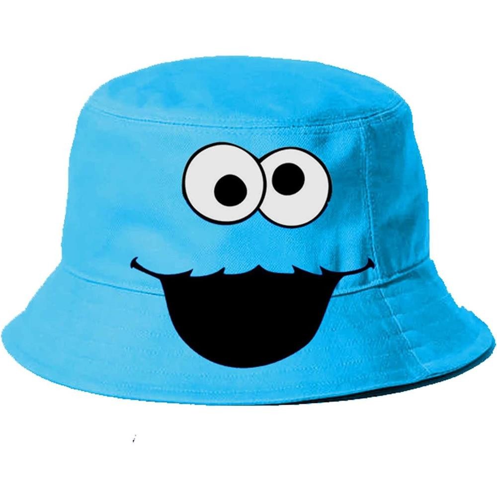 Karactermania Fitted Cap Sesamstraße Krümelmonster Face Kinder-Bucket Hat Sesamstraße Krümelmonster Design