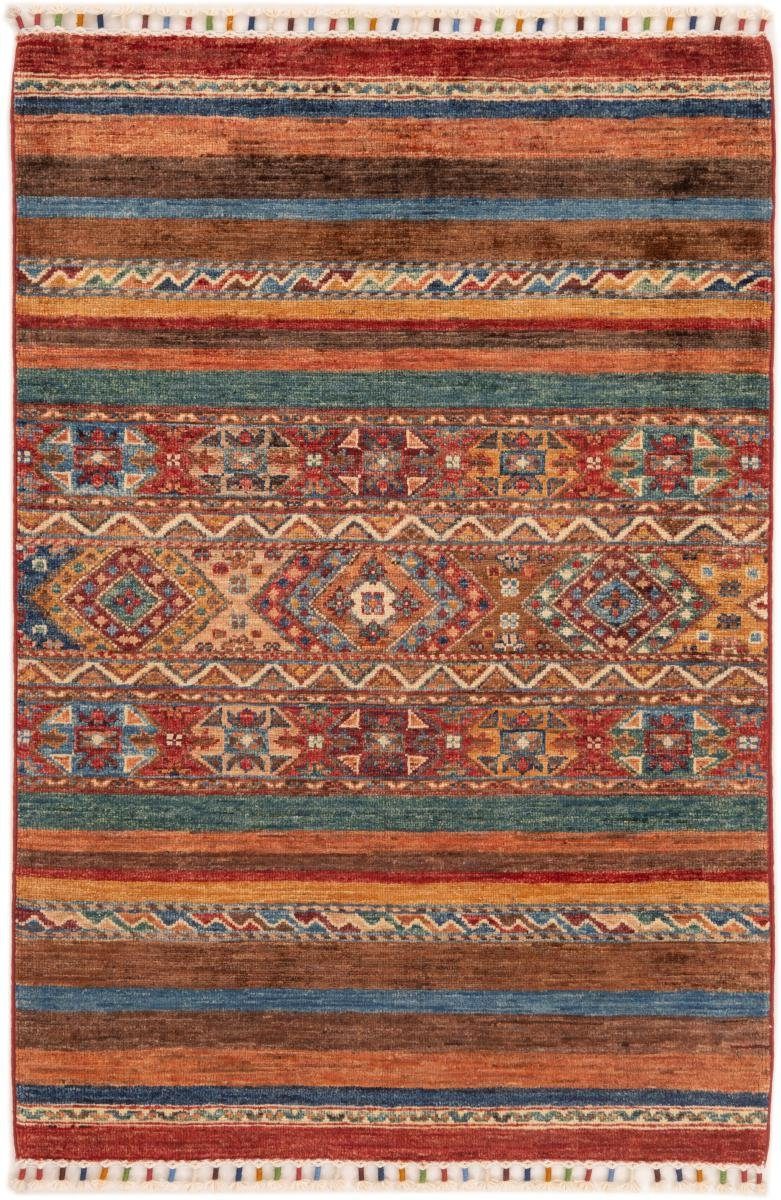 Orientteppich Arijana Shaal 85x125 Handgeknüpfter Orientteppich, Nain Trading, rechteckig, Höhe: 5 mm