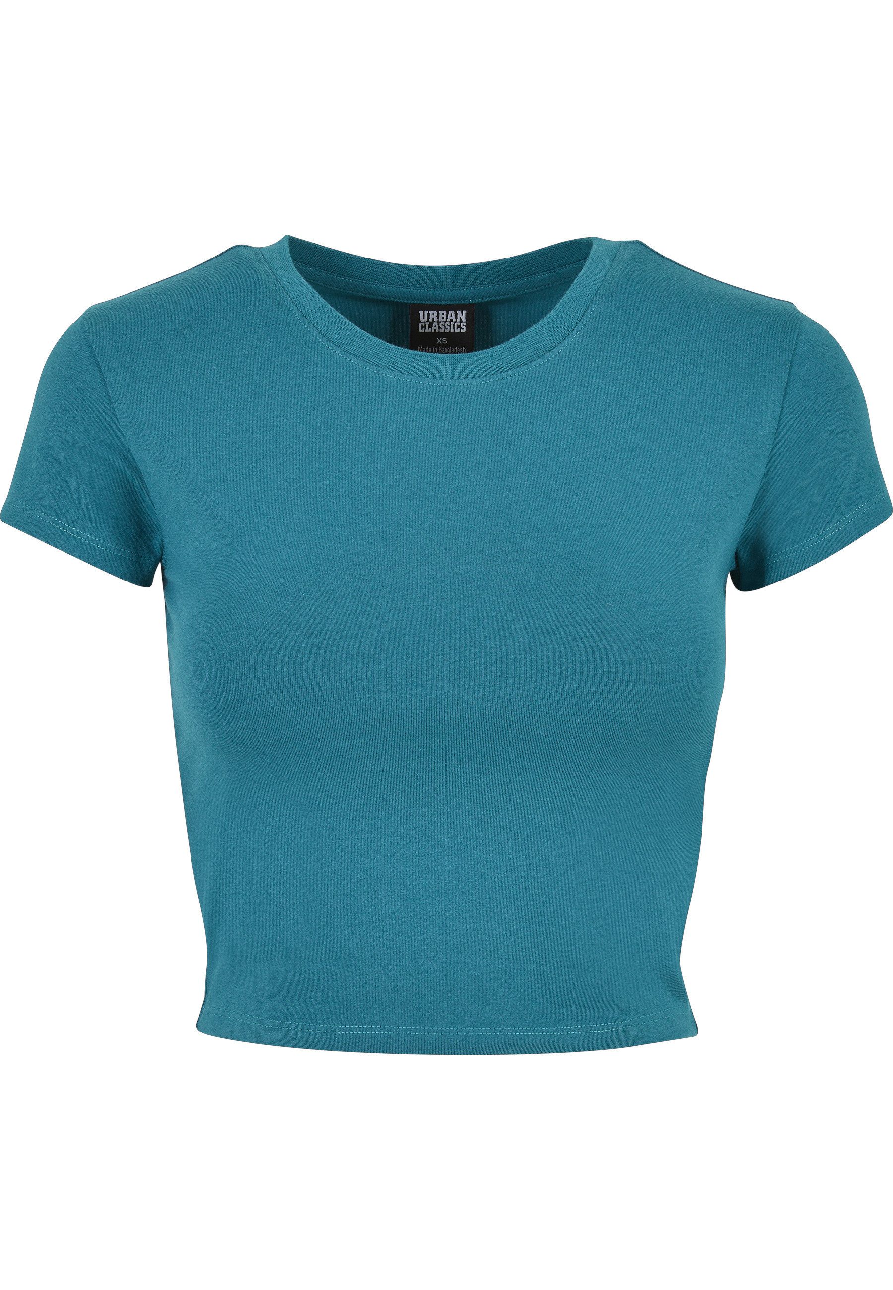 URBAN CLASSICS T-Shirt Urban Classics Damen Ladies Stretch Jersey Cropped Tee (1-tlg)
