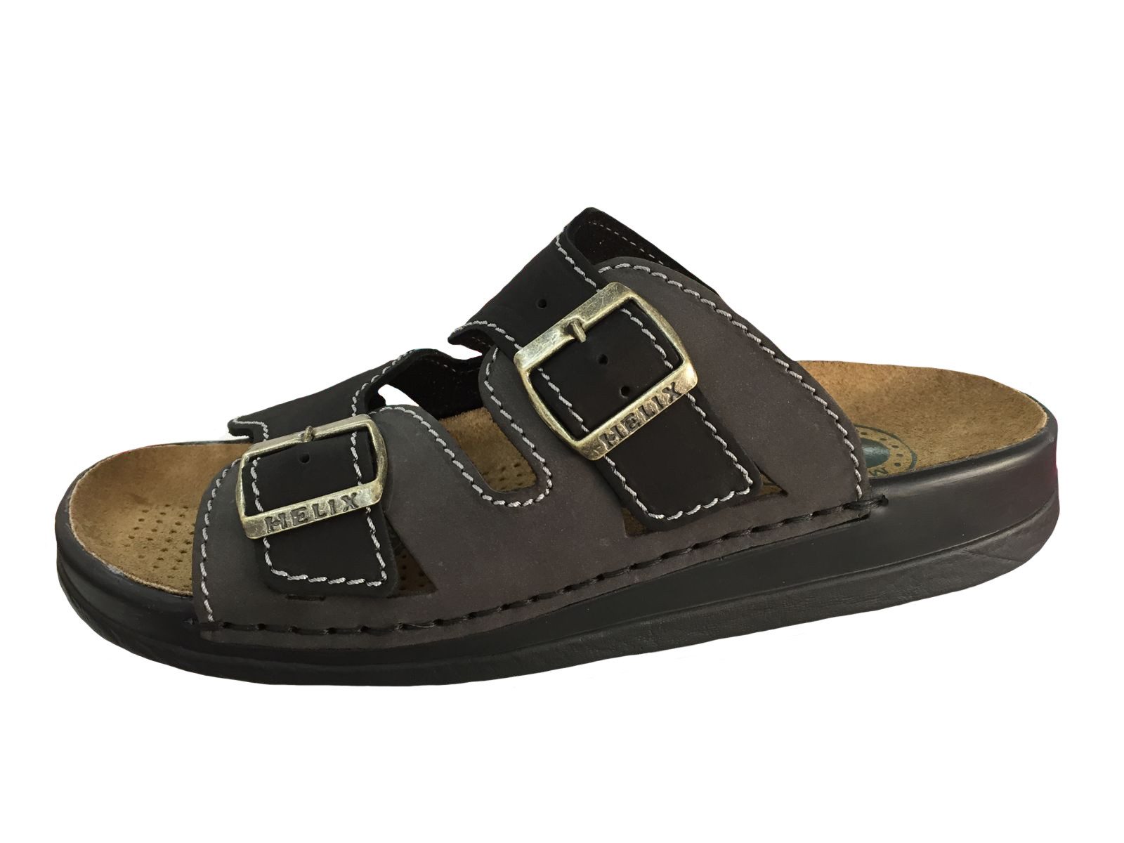 Helix Helix Herren Magic-Point Pantolette 54011-55 schwarz/grafit Clog