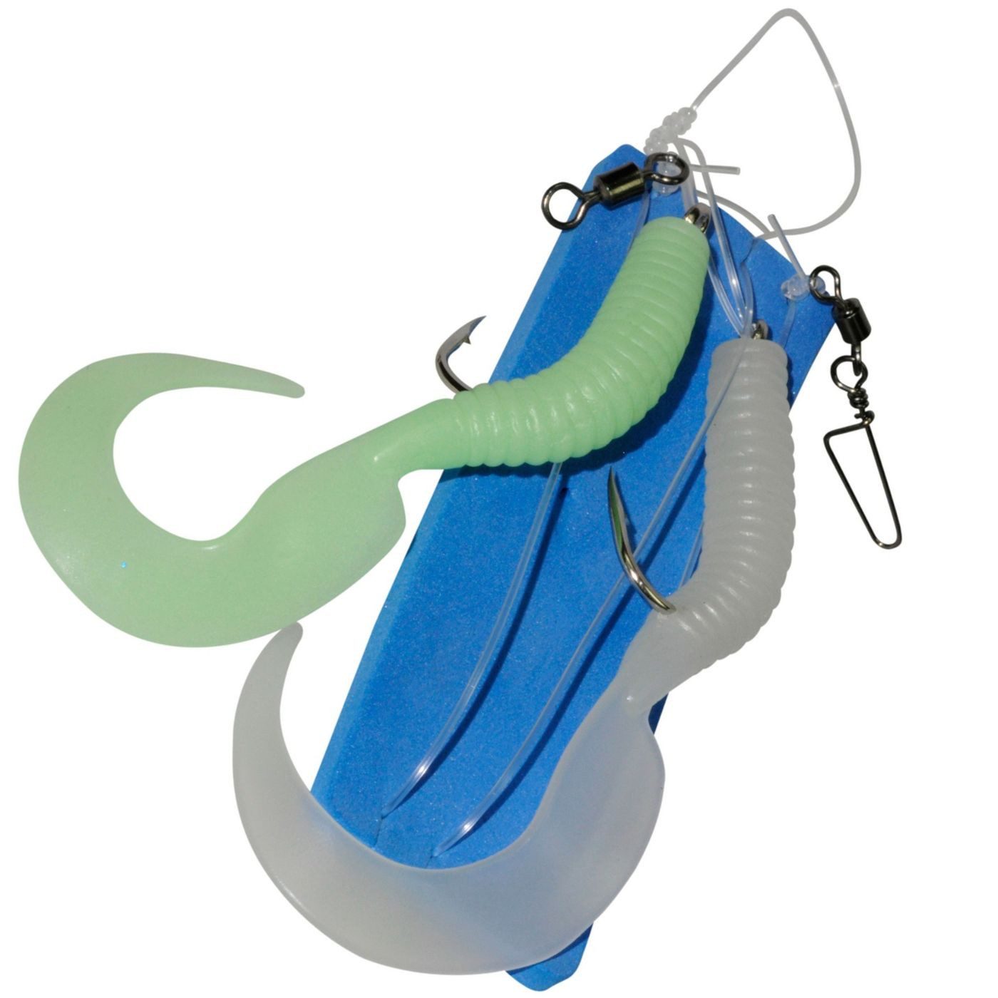 Kunstköder Dieter Eisele Meeressystem mit 2 Ködern 14cm grün+blau 9/0 1,20mm