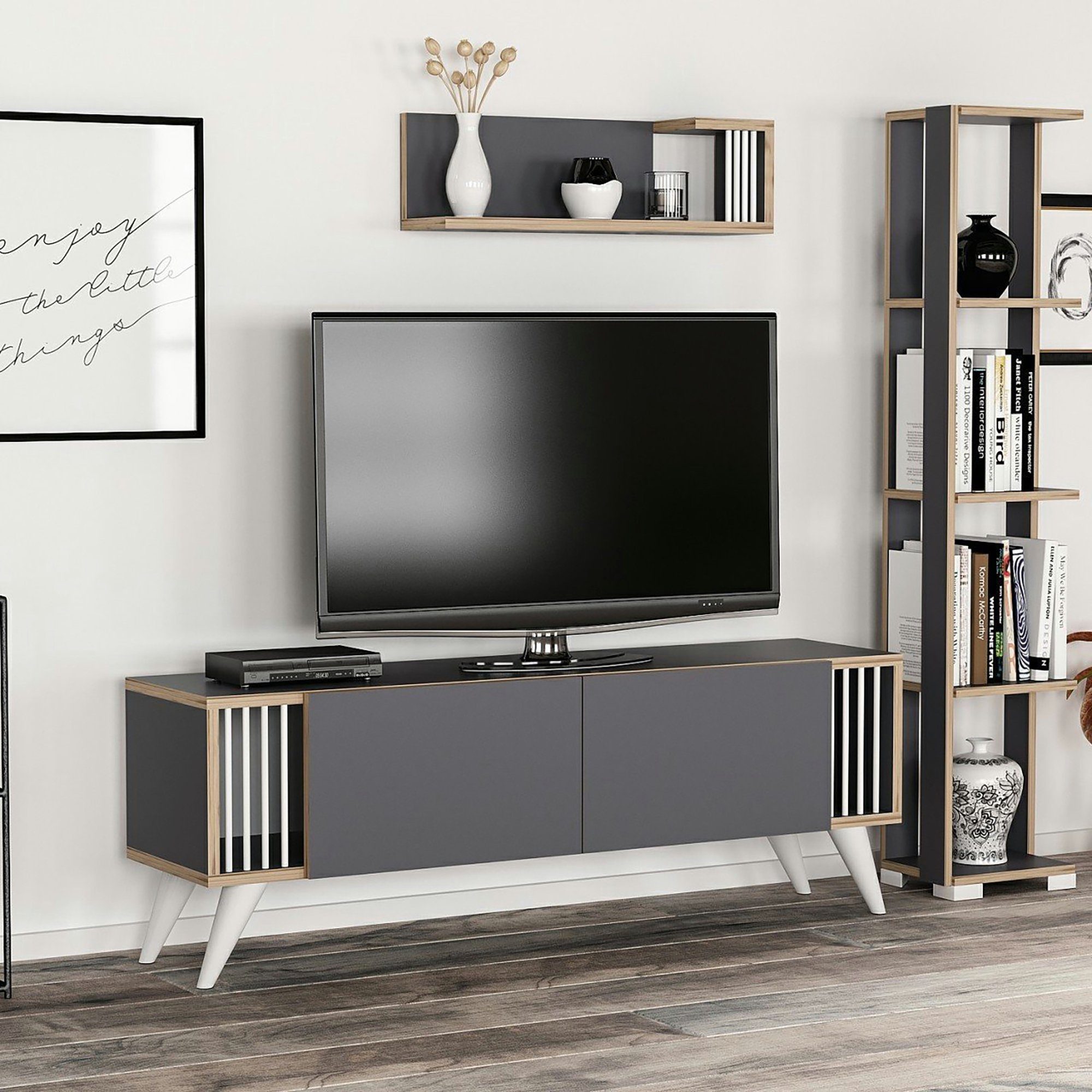 en.casa TV-Schrank »Albertslund« TV Board 42x120x31cm günstig online kaufen
