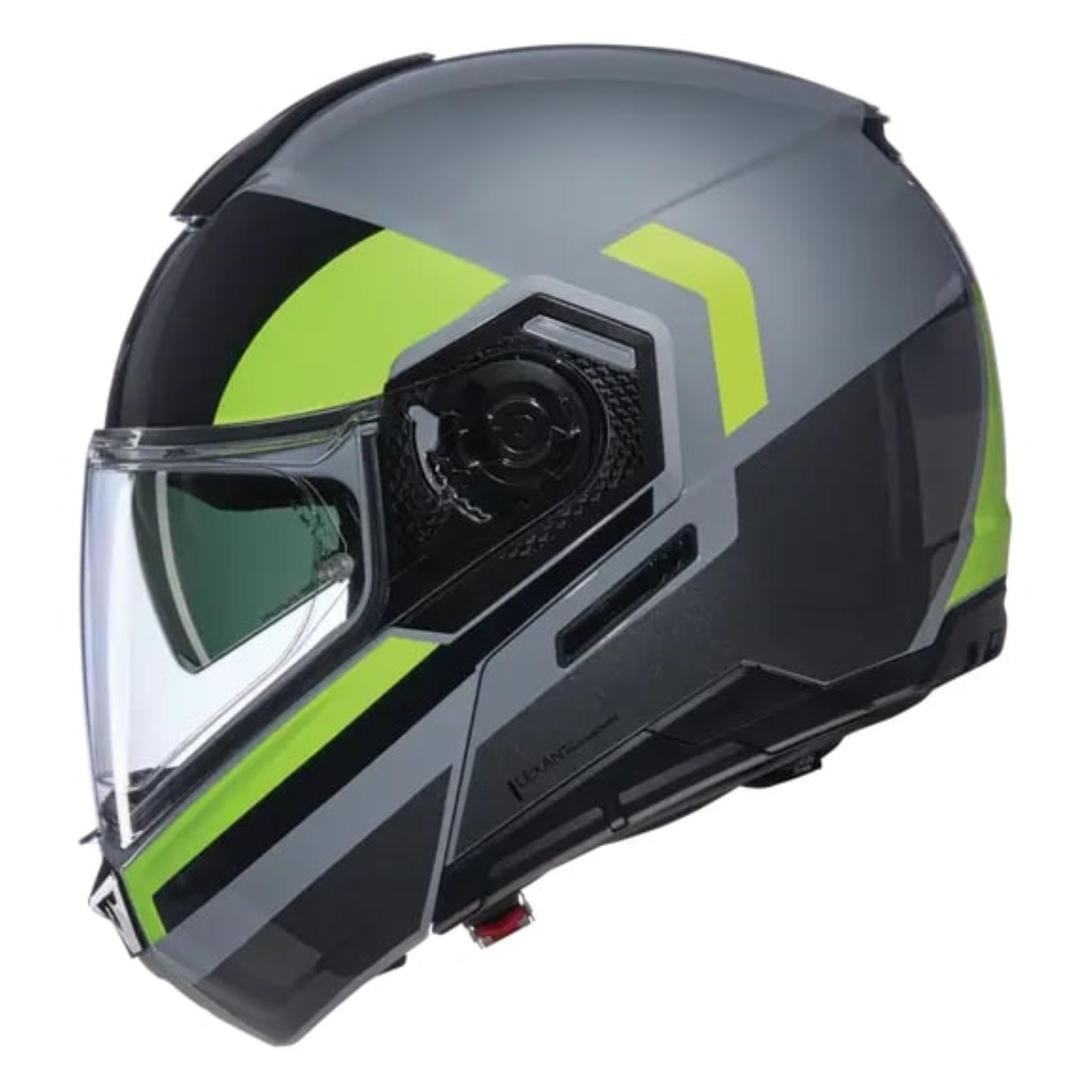 NOLAN Motorradhelm Nolan N90-3 (06) Roboto grau schwarz gelb
