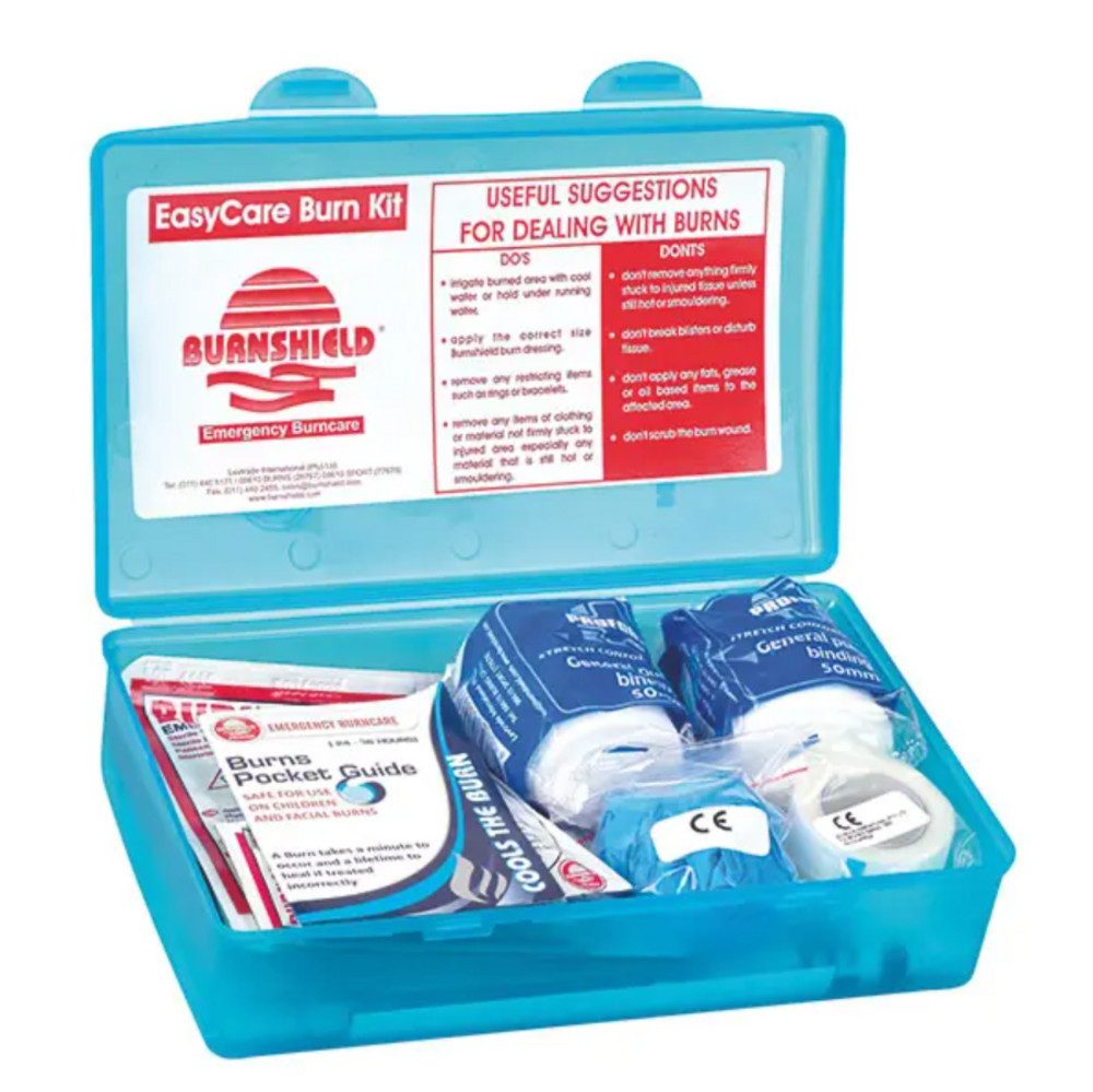 Burnshield Erste-Hilfe-Set Easycare Burn Kit 1, (schnellen und effektive Versorgung von Brandverletzungen, 12 St), Schnelle Schmerzlinderung und Hygienische Anwendung