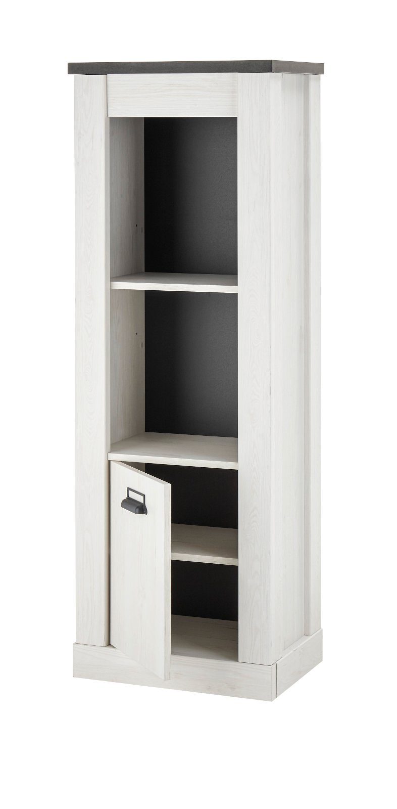 mit Pinie cm) Landhaus, IMV Stove 146 51 Midischrank (Badschrank Soft-Close-Funktion weiß x