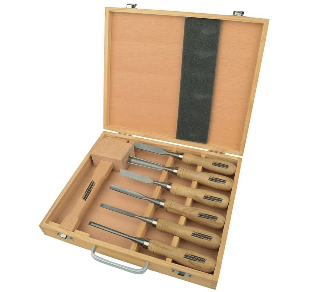 Thumbnail - Brüder Mannesmann Werkzeuge Meißel-Set 7-tlg. Holz-Schnitzwerkzeugsatz 66107, 33 in mm