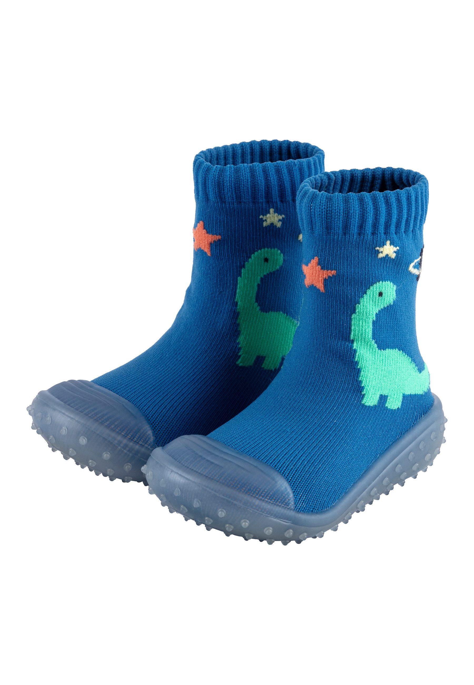 Sterntaler® Basicsocken Adventure-Socks Dino (1-Paar, 1 Paar) Adventure Socks Dino, rutschfest, elastisch & schnelltrocknend