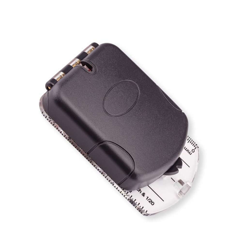 Herbertz Kompass Herbertz Spiegelkompass 360° transparent mit Peilspiegel, CJH Spiegelkompass, durchsichtige Kapsel, 360 Grad Anzeige