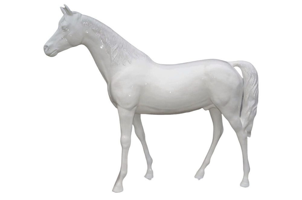 DEKO VERTRIEB BAYERN Gartenfigur XXL Premium Pferd lebensgross Gartendeko ca.220cm Garten Deko