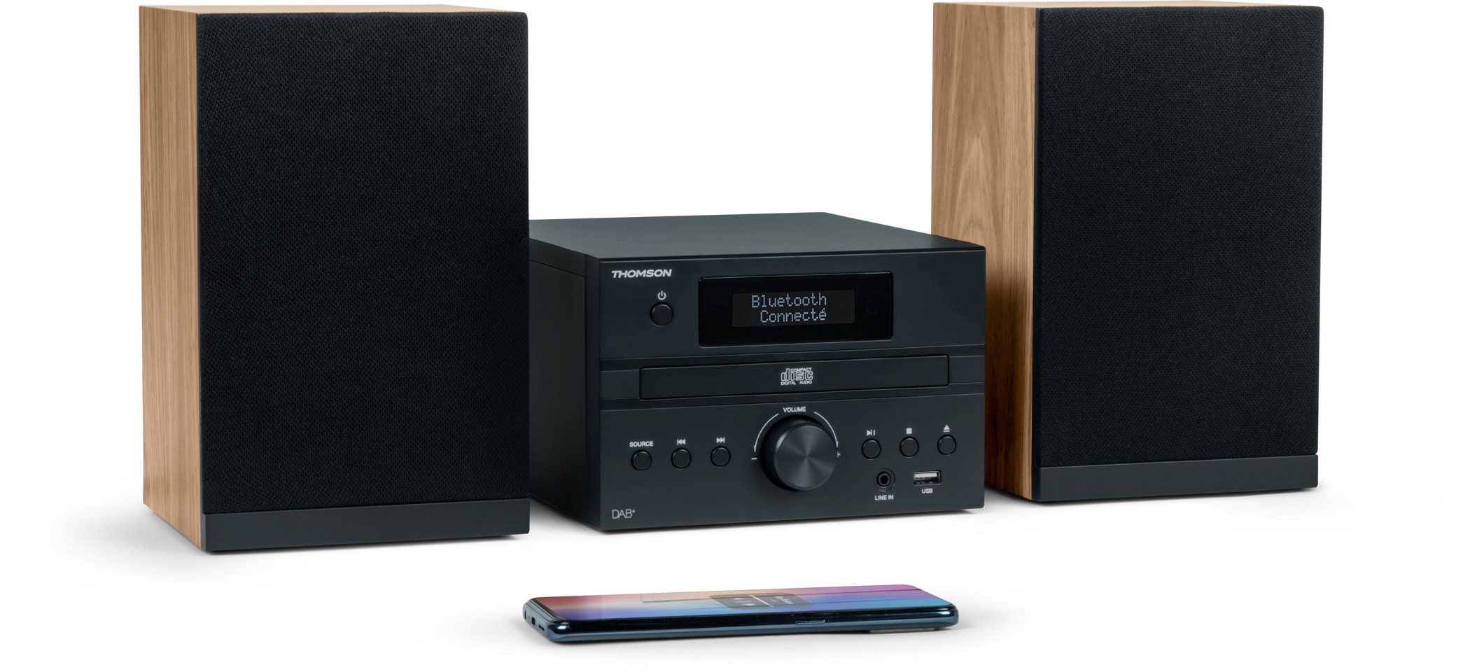 Thomson Bluetooth Kompaktanlage Micro MIC123DABBT DAB+ CD Player USB TH389999 Kompaktanlage