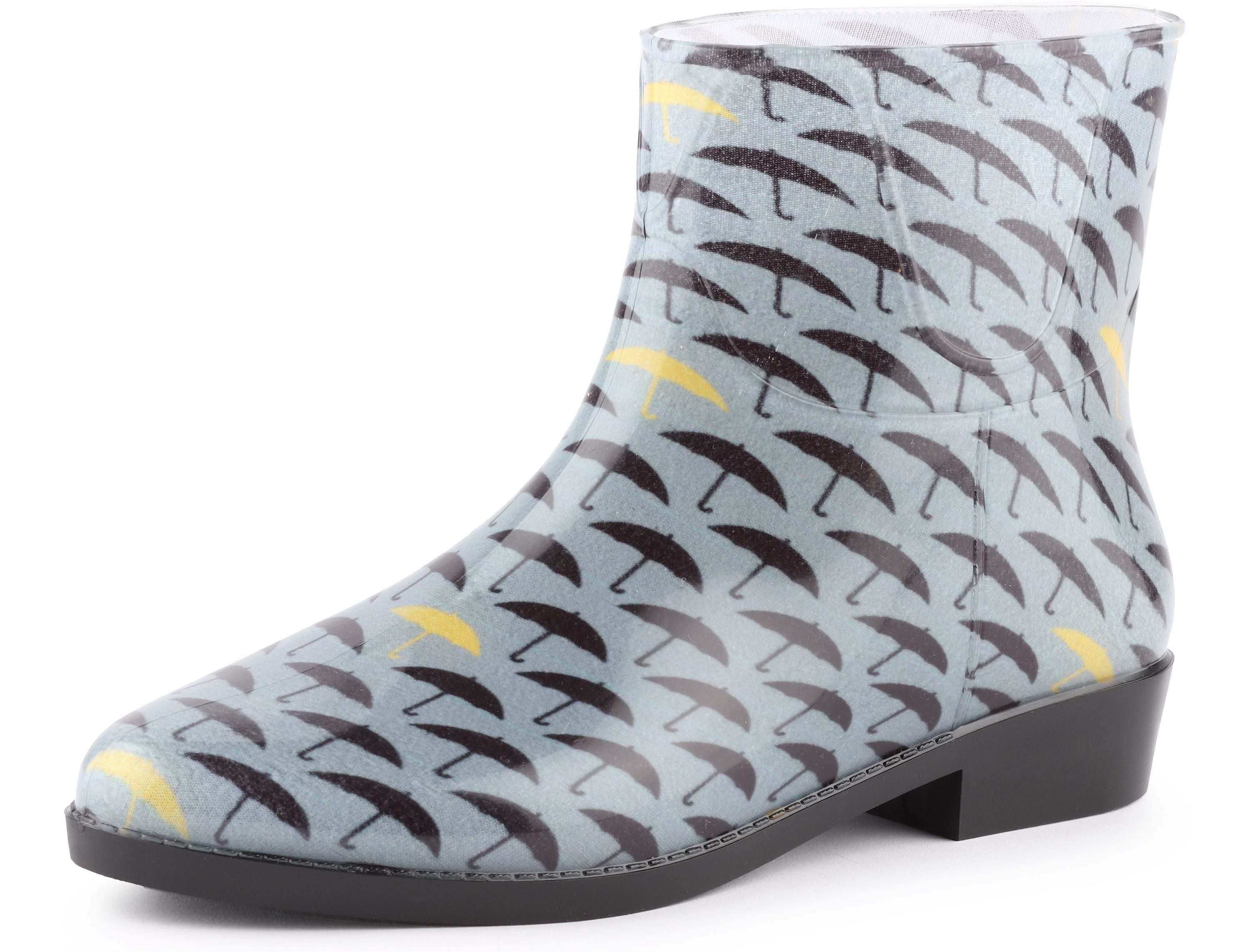 Ladeheid Regenstiefelette Damen LAZT201802 Gummistiefel für Frauen kurz und komfortabel