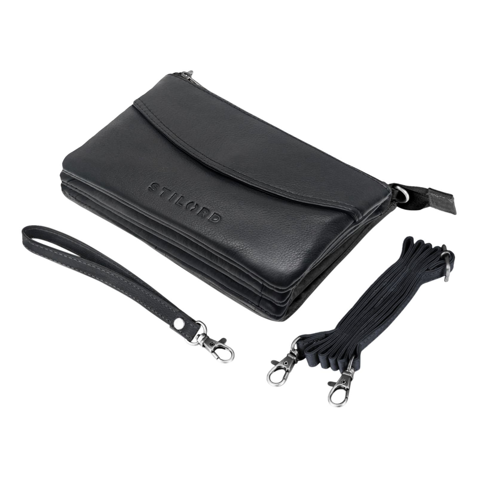 STILORD Handtasche "Merle" 3-in-1 Umhängetasche Handtasche Leder