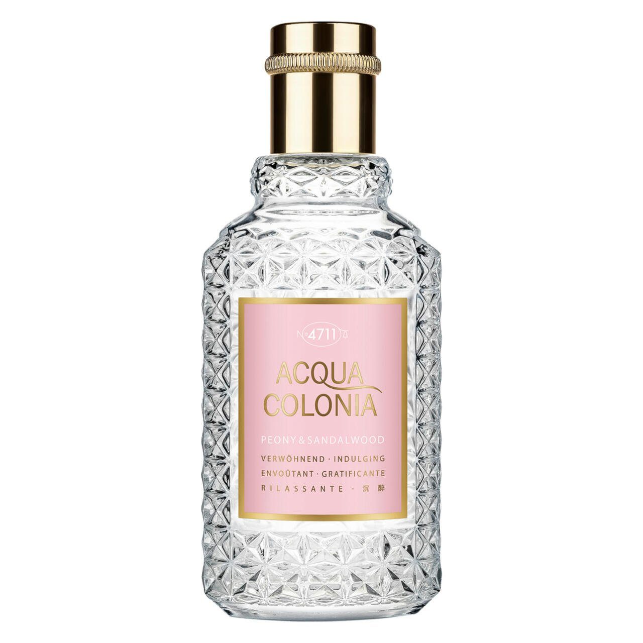 4711 Acqua Colonia Eau de Cologne Peony & Sandalwood EdC Nat. Spray, Unisex Duft