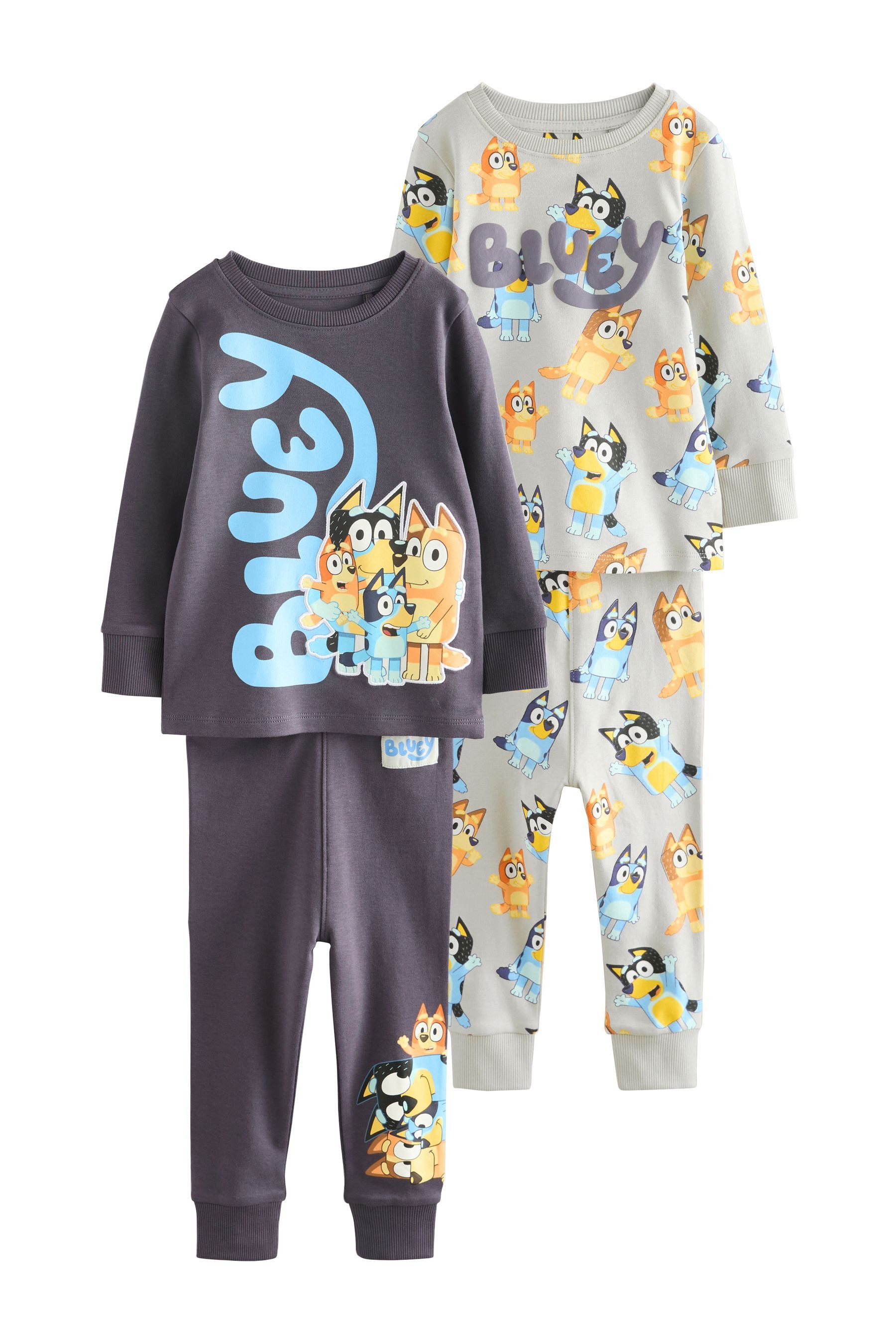 Next Pyjama Lizenzierte Bluey Snuggle Schlafanzüge, 2er-Pack (4 tlg)