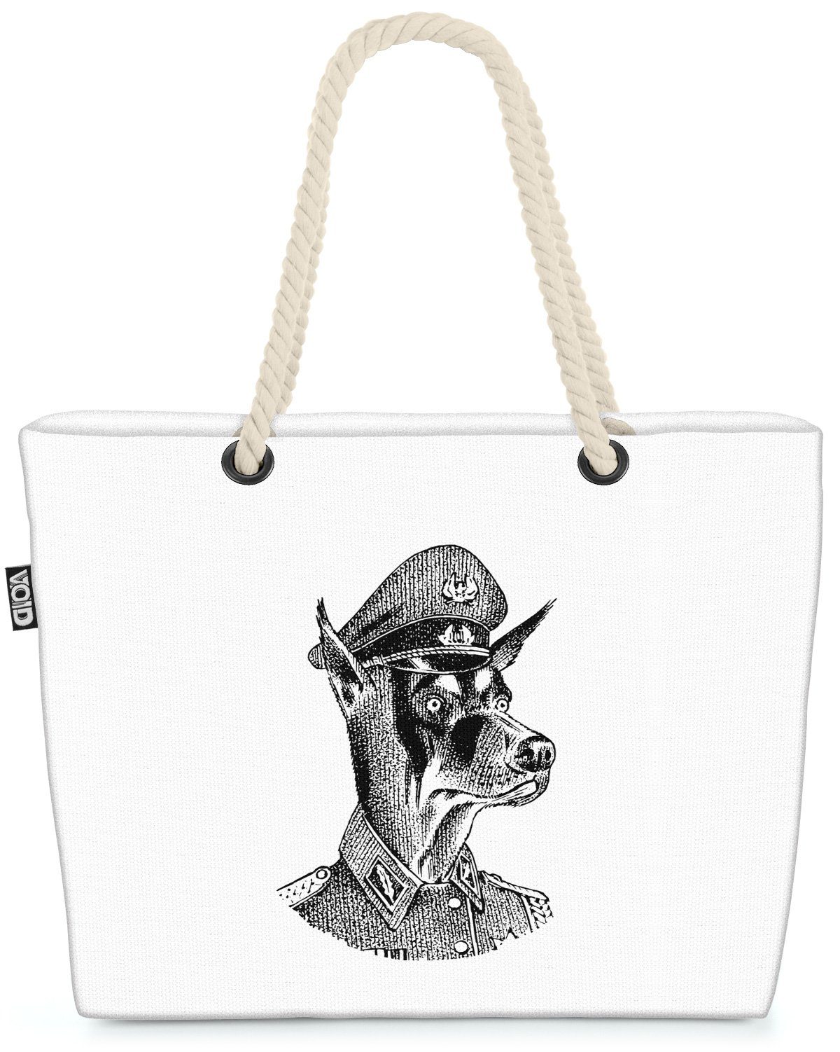 [Am beliebtesten] VOID Strandtasche (1-tlg), Wachhund Wachhund Schäferhund Grafik Zeichnu Märchen Hund Hund Grafik