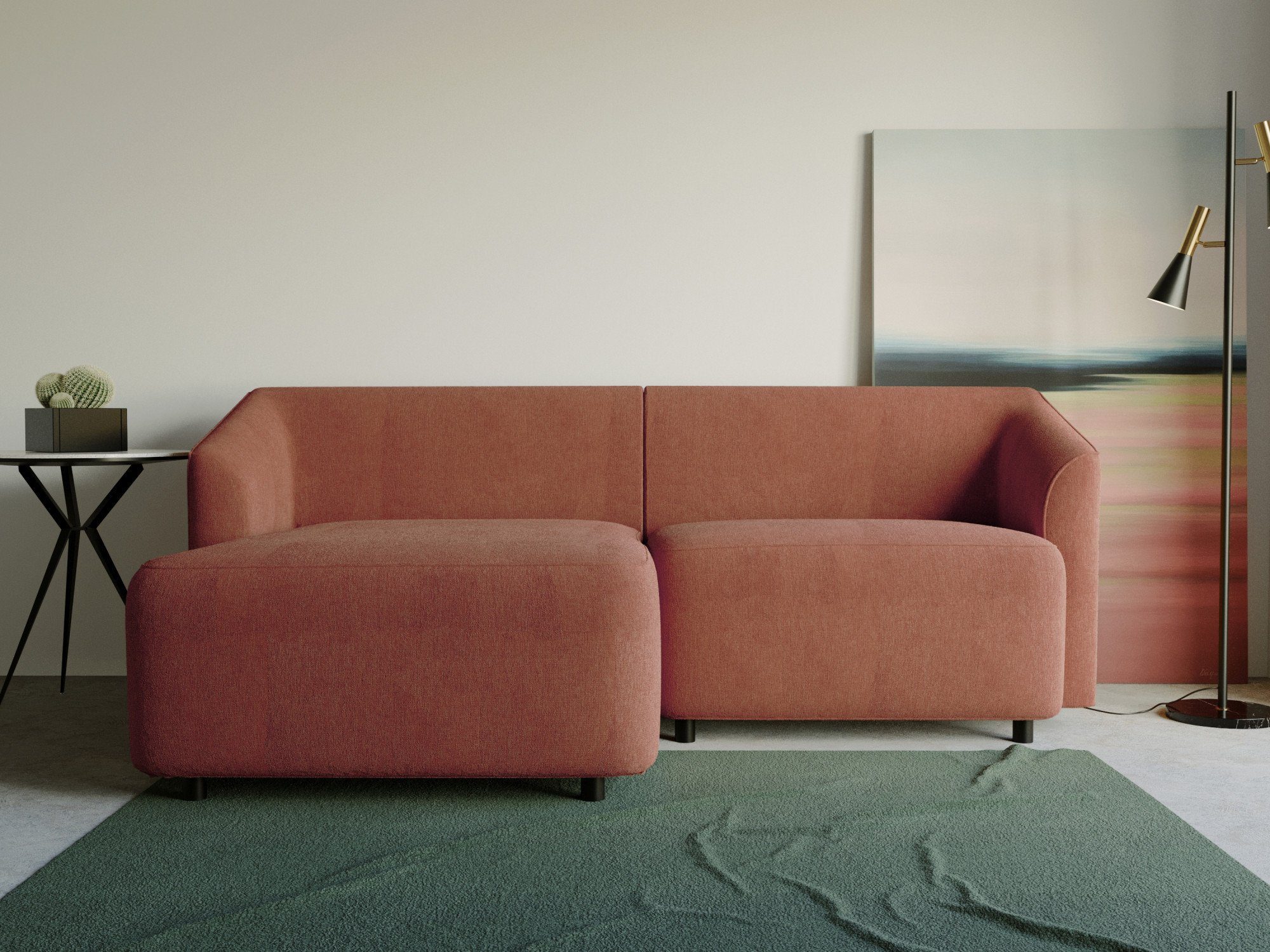 andas Ecksofa Esja, modernes Sofa, passend für kleine Räume