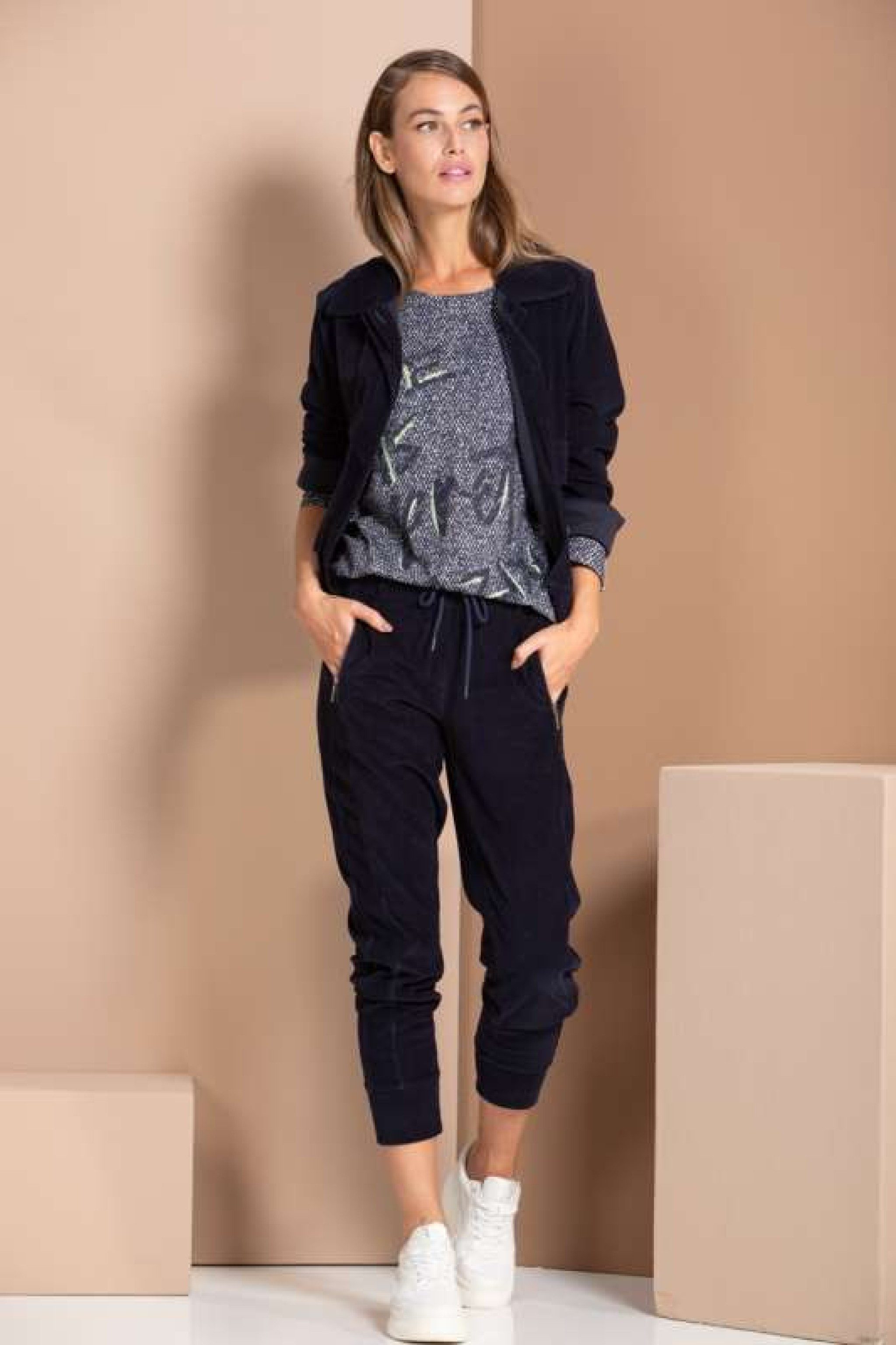 Kenny S. 5-Pocket-Jeans PRISLEY CORD-JERSEY