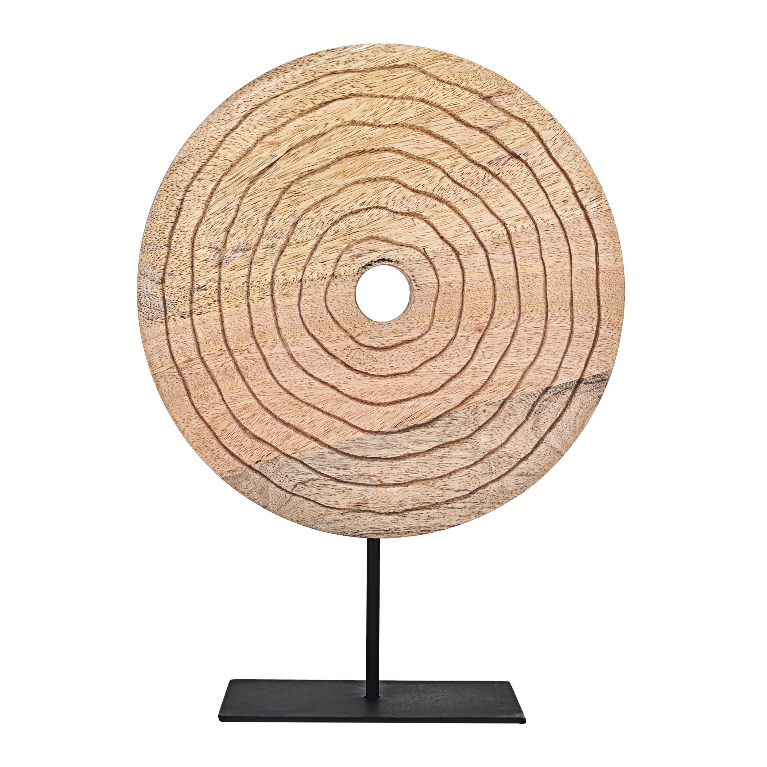 EGLO Living Dekoobjekt Hokuta, Tischdeko aus Holz in Natur und Metall in Sc günstig online kaufen