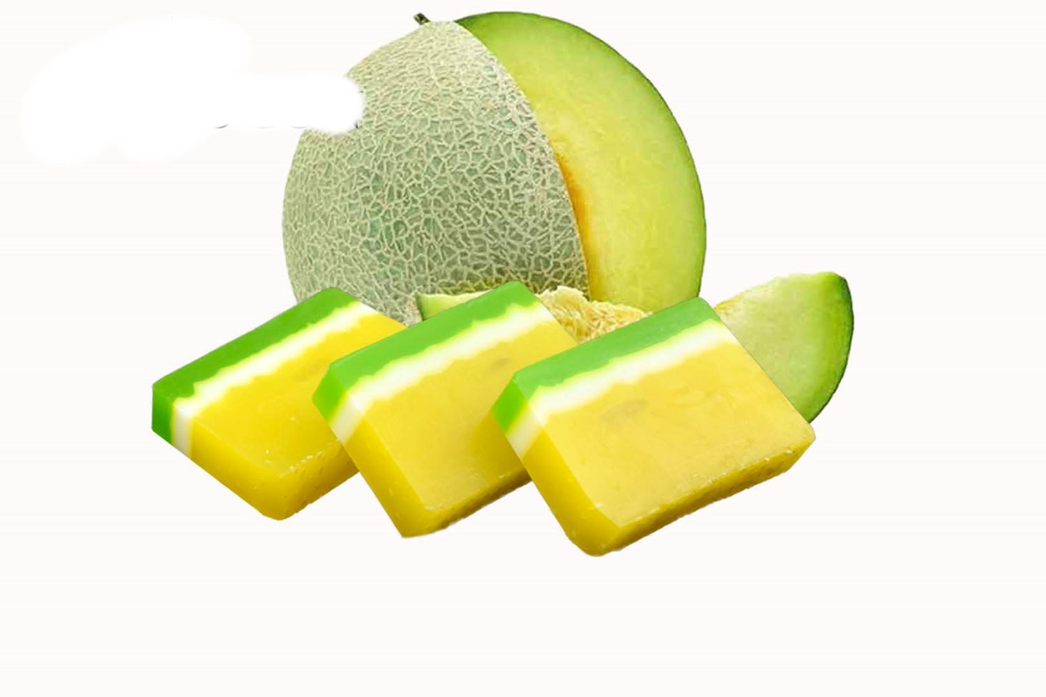 Nesbel - Spüren Sie die Reinheit? Handseife Melone, Glycerin Hand-und Dusch Seife mit Ziegenmilch 100g